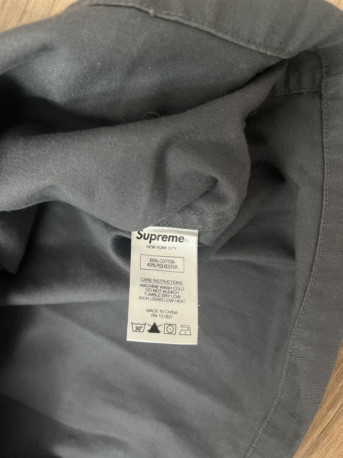 Supreme Supreme 2-Tone Work Shirt Size US L / EU 52-54 / 3 - 12 Thumbnail