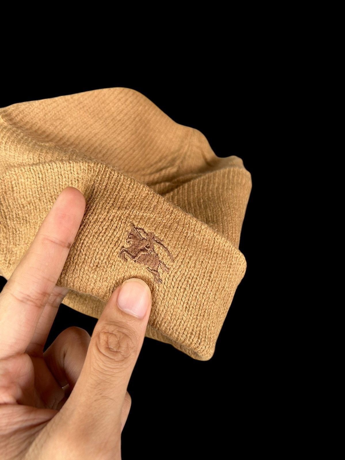Burberry Burberry Made In England Wool Beanie Hats Size ONE SIZE - 10 Thumbnail