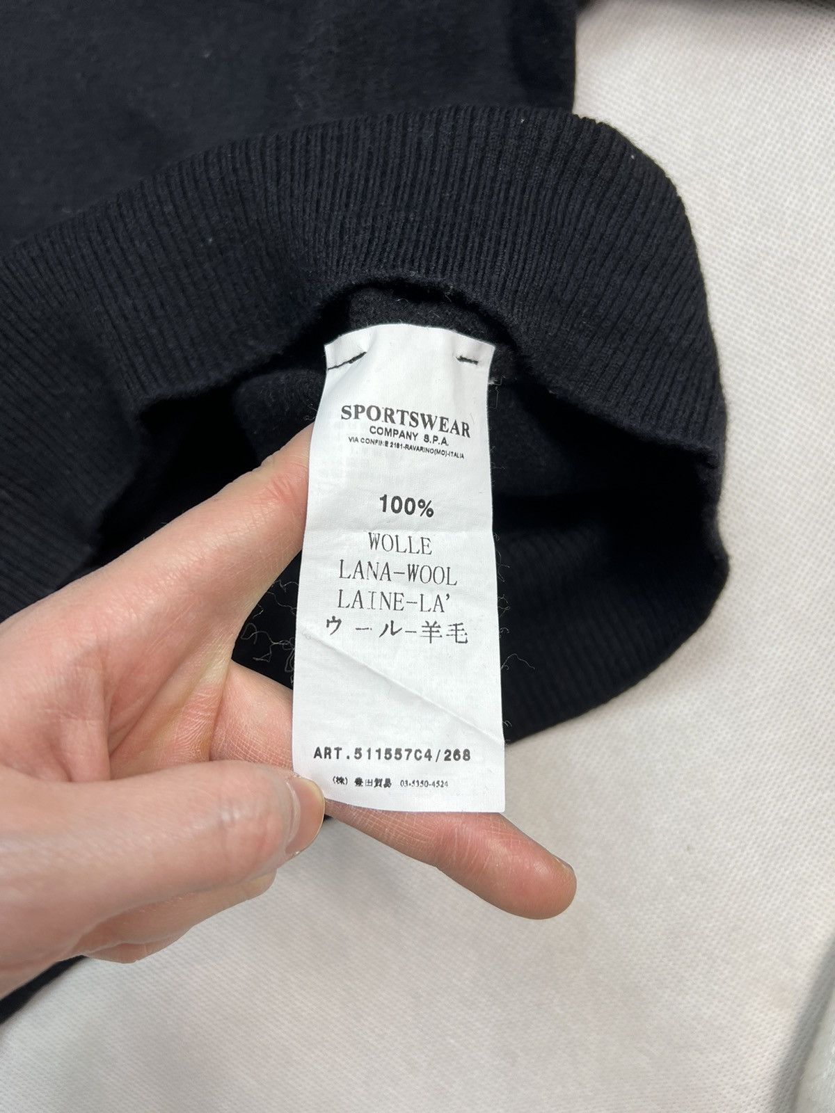 Stone Island × Vintage Sweater Stone Island Black Vintage Size XS / US 0-2 / IT 36-38 - 4 Thumbnail