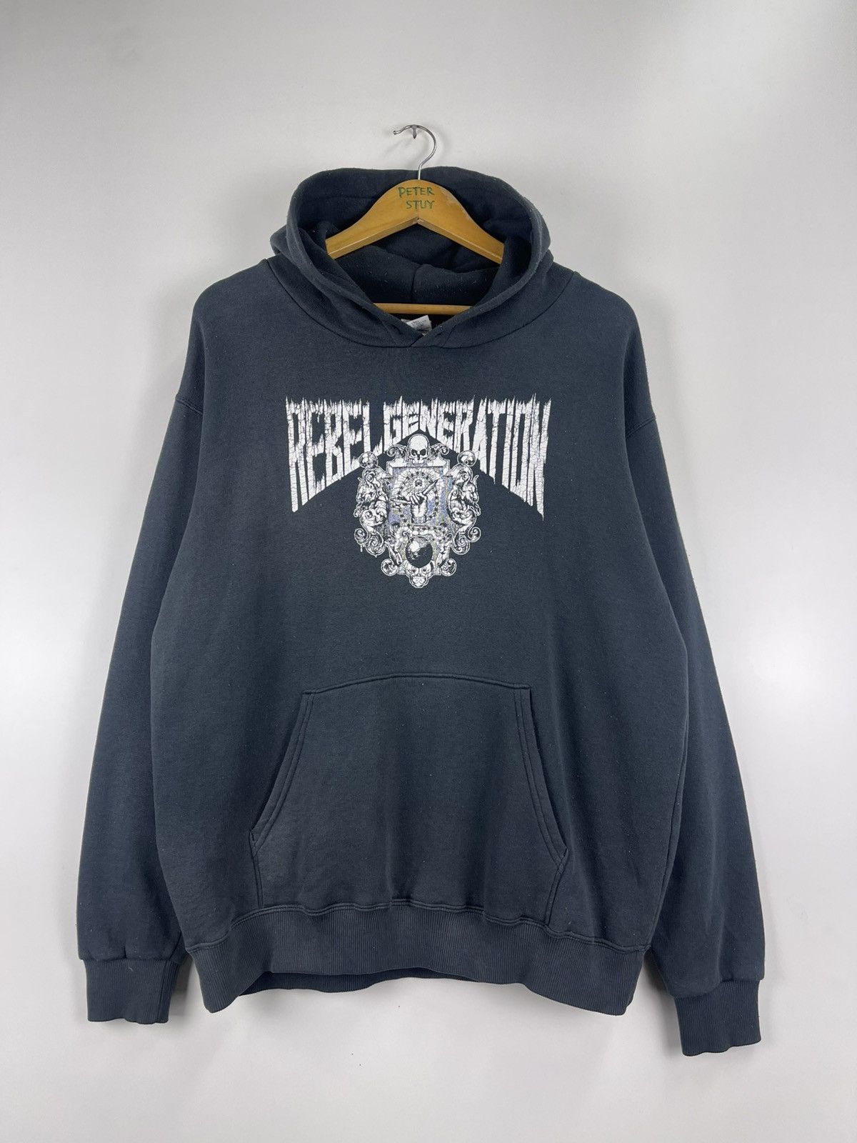 Japanese Brand × Vintage Vintage Rebel Generation Hoddies Size US L / EU 52-54 / 3 - 2 Thumbnail