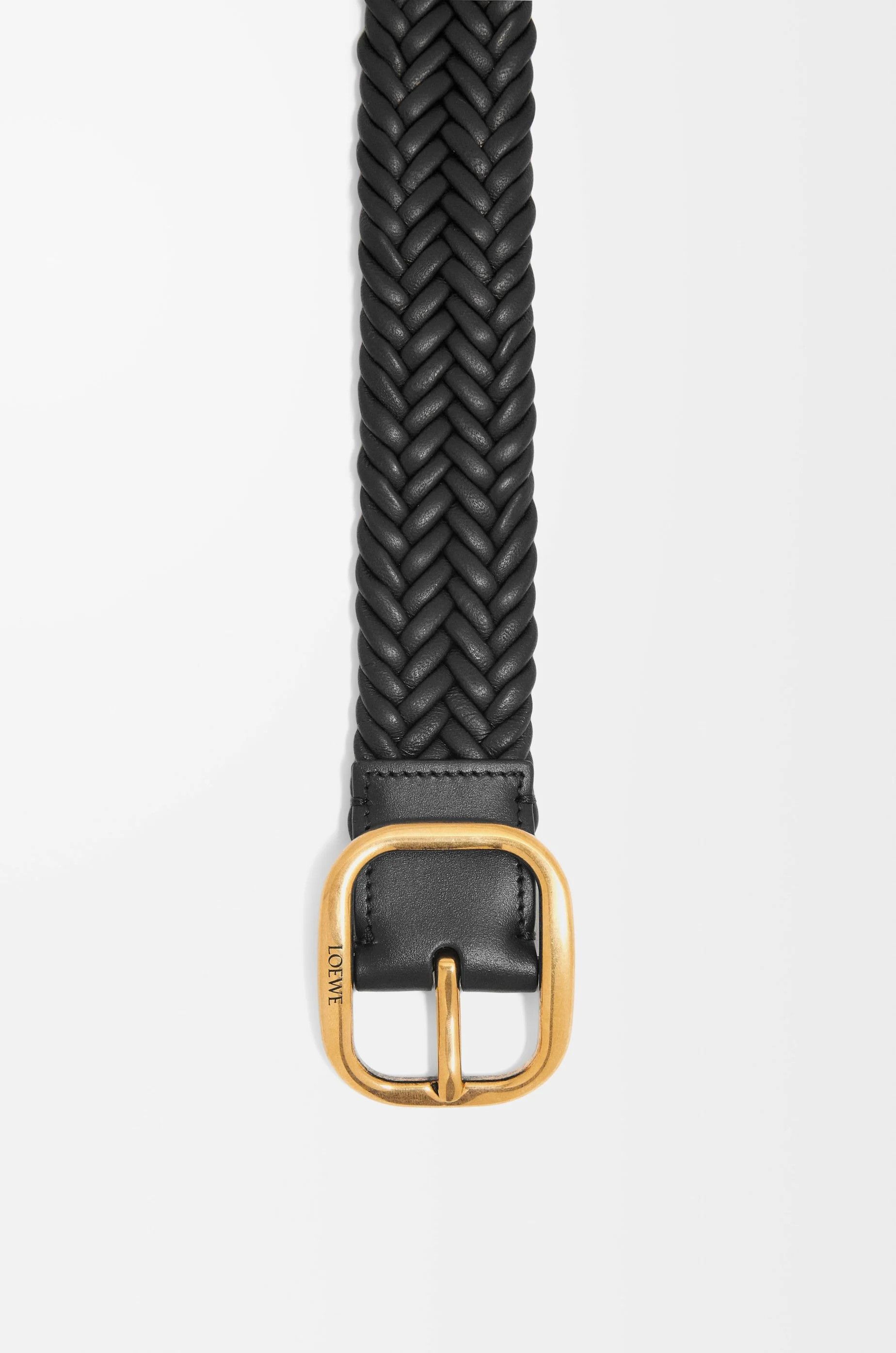 Loewe o1in1g0426 Size: 95 / Rounded Soft Woven Belt in Calfskin Size ONE SIZE - 3 Thumbnail