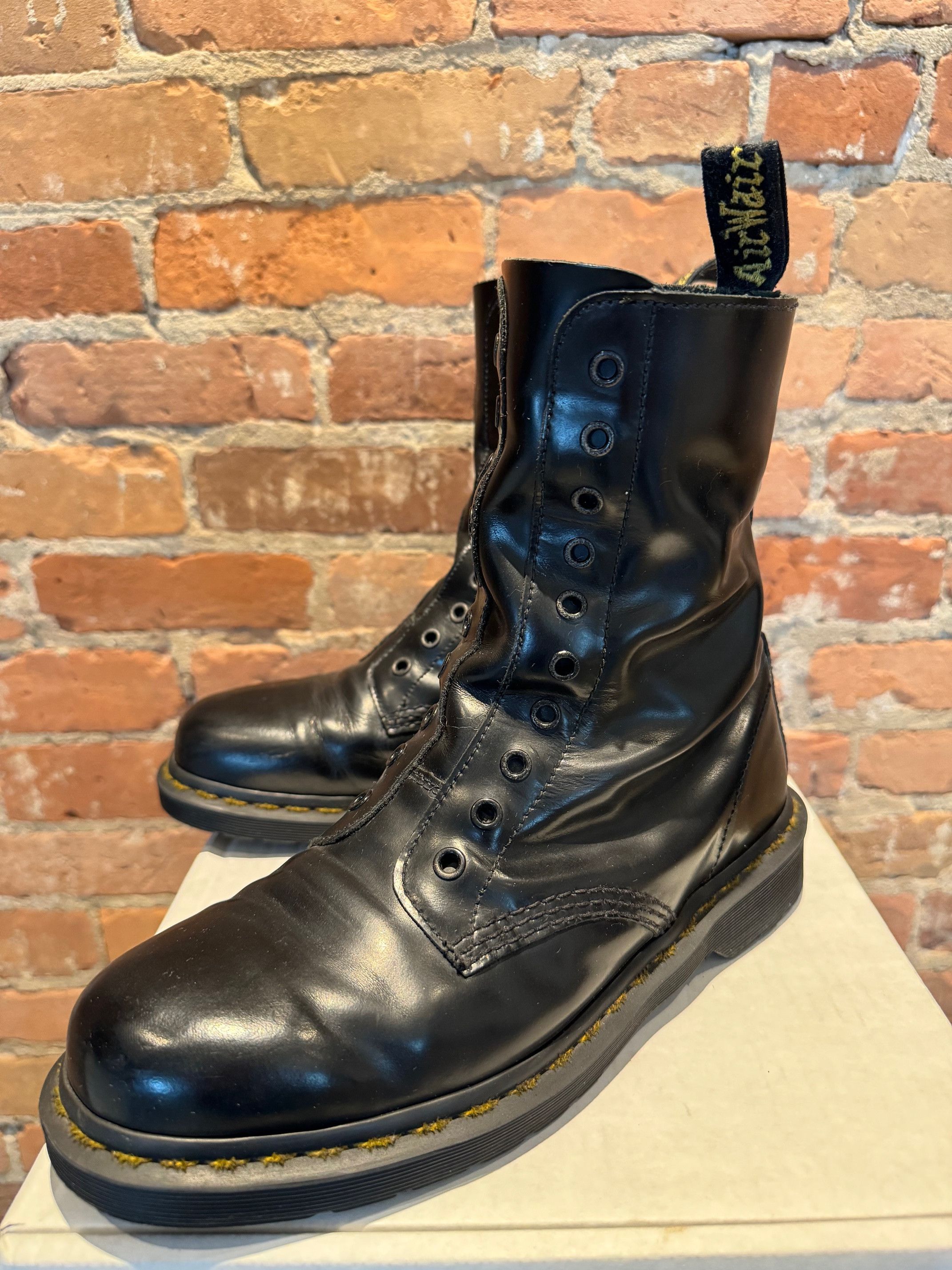 Dr. Martens × Vetements Dr. Martens x Vetements “Border Line” 1490 10-Eye Boots Size US 9 / EU 42 - 2 Thumbnail