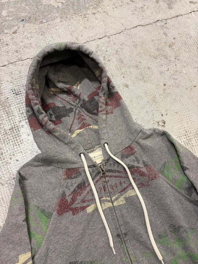 Polo Ralph Lauren 2010s Ralph Lauren Grey Native Zip-up Hoodie Size S / US 4 / IT 40 - 5 Thumbnail