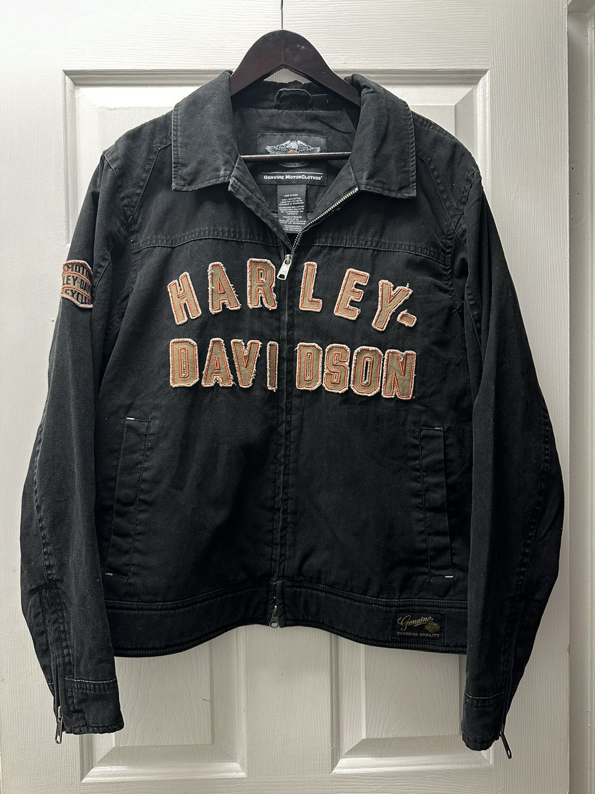 HARLEY DAVIDSON / Becher Garage Jacket/ブラックジャケット/ジャケット/S/コットン/BLK/98569-16V Harley-Davidson® Men's Becher Garage Jacket Coat 98569-16VM