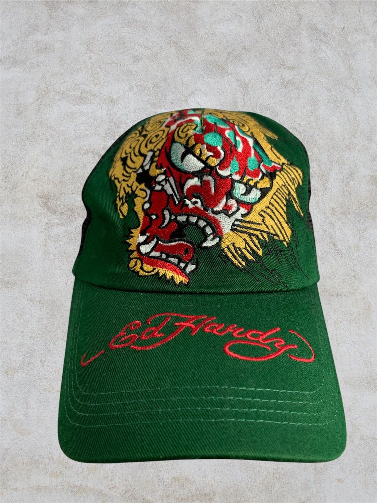 Christian Audigier × Ed Hardy Ed hardy big logo cap hat vintage Cristian audigier Size ONE SIZE - 1 Thumbnail