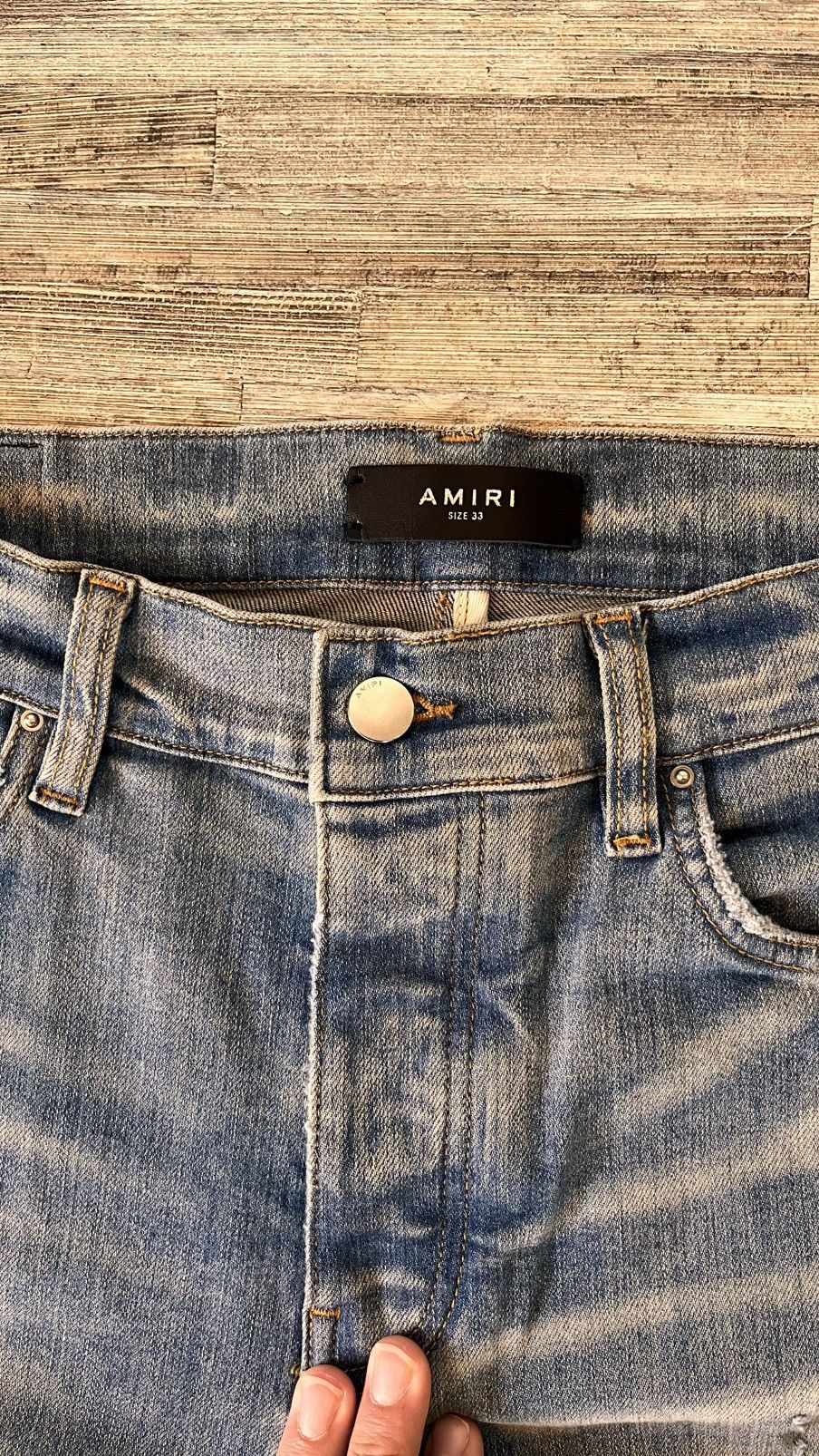 Amiri AMIRI jeans Star Patch Size US 33 - 6 Thumbnail