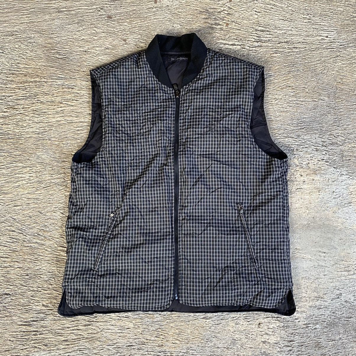 Vintage × Yves Saint Laurent Yves Saint Laurent YSL Vintage Puffer Vest Jacket Reversible Size US L / EU 52-54 / 3 - 1 Thumbnail