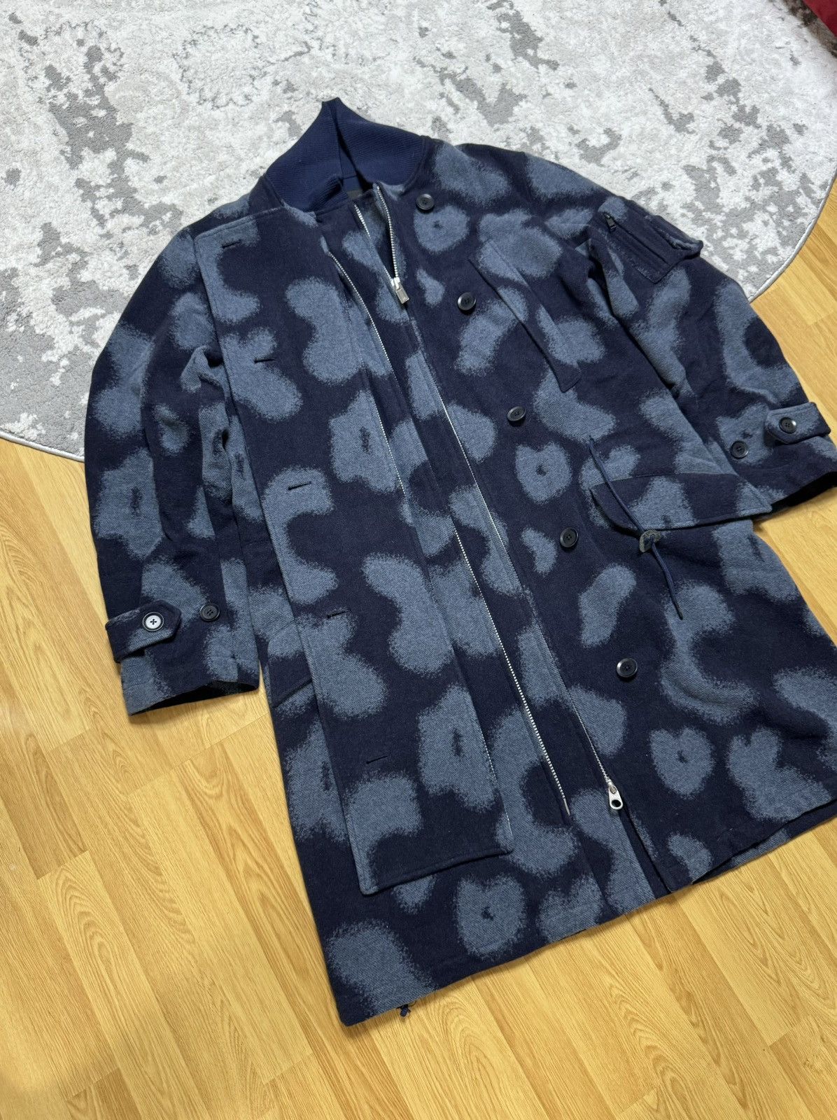 Adidas × Y-3 × Yohji Yamamoto Y-3 Yohji Yamamoto Sample Double-Breasted Wool Coat Leopard Size US M / EU 48-50 / 2 - 11 Thumbnail