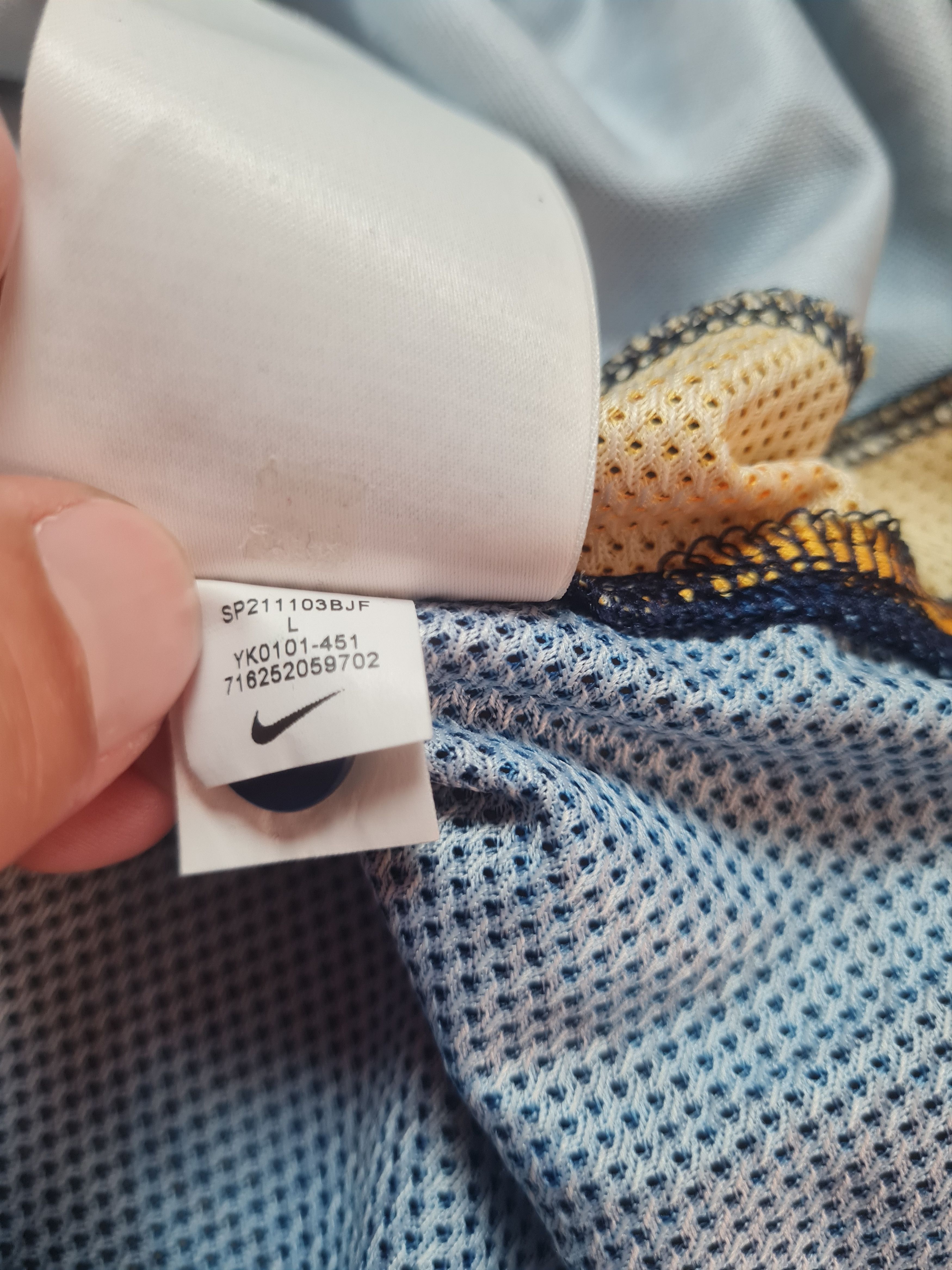 Nike Jersey Nike Cricket Dark Blue Sz L Yorkshire Vikings County Size US L / EU 52-54 / 3 - 16 Thumbnail