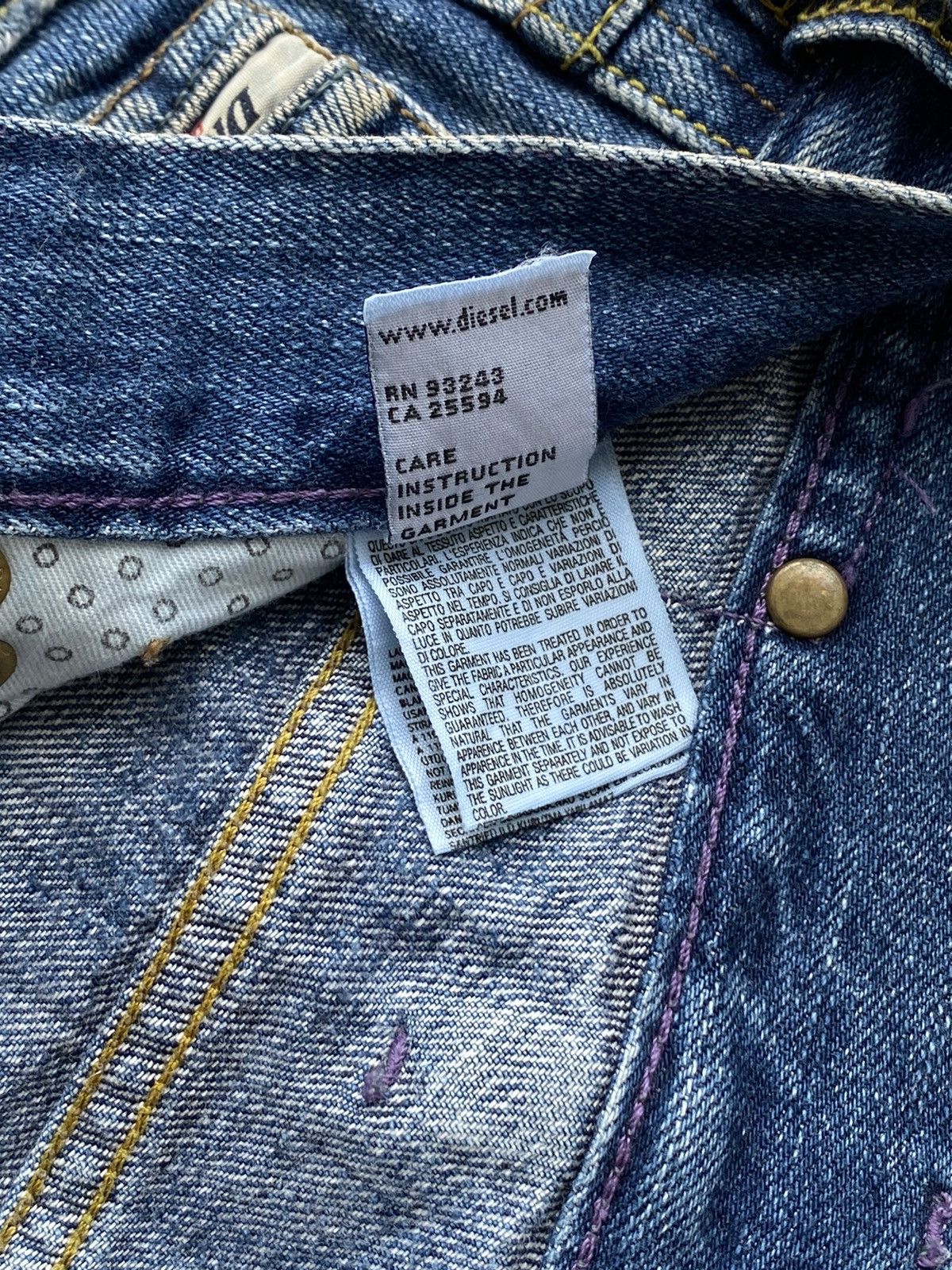 Diesel Vintage Diesel Super Flared Denim / Tornado Mart Size US 31 - 12 Thumbnail
