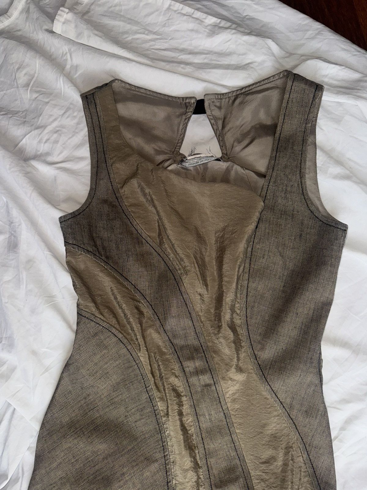 Vintage Italian mermaid tail asymmetrical dress size M Size M / US 6-8 / IT 42-44 - 6 Thumbnail