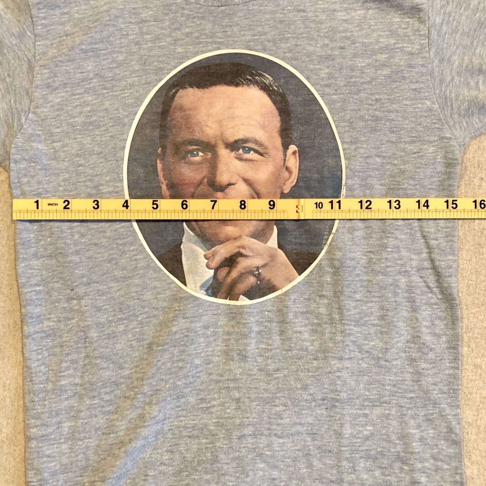 Greats VINTAGE 1970's Frank Sinatra Single Stitch T-Shirt M RARE Great Image Size US M / EU 48-50 / 2 - 5 Thumbnail