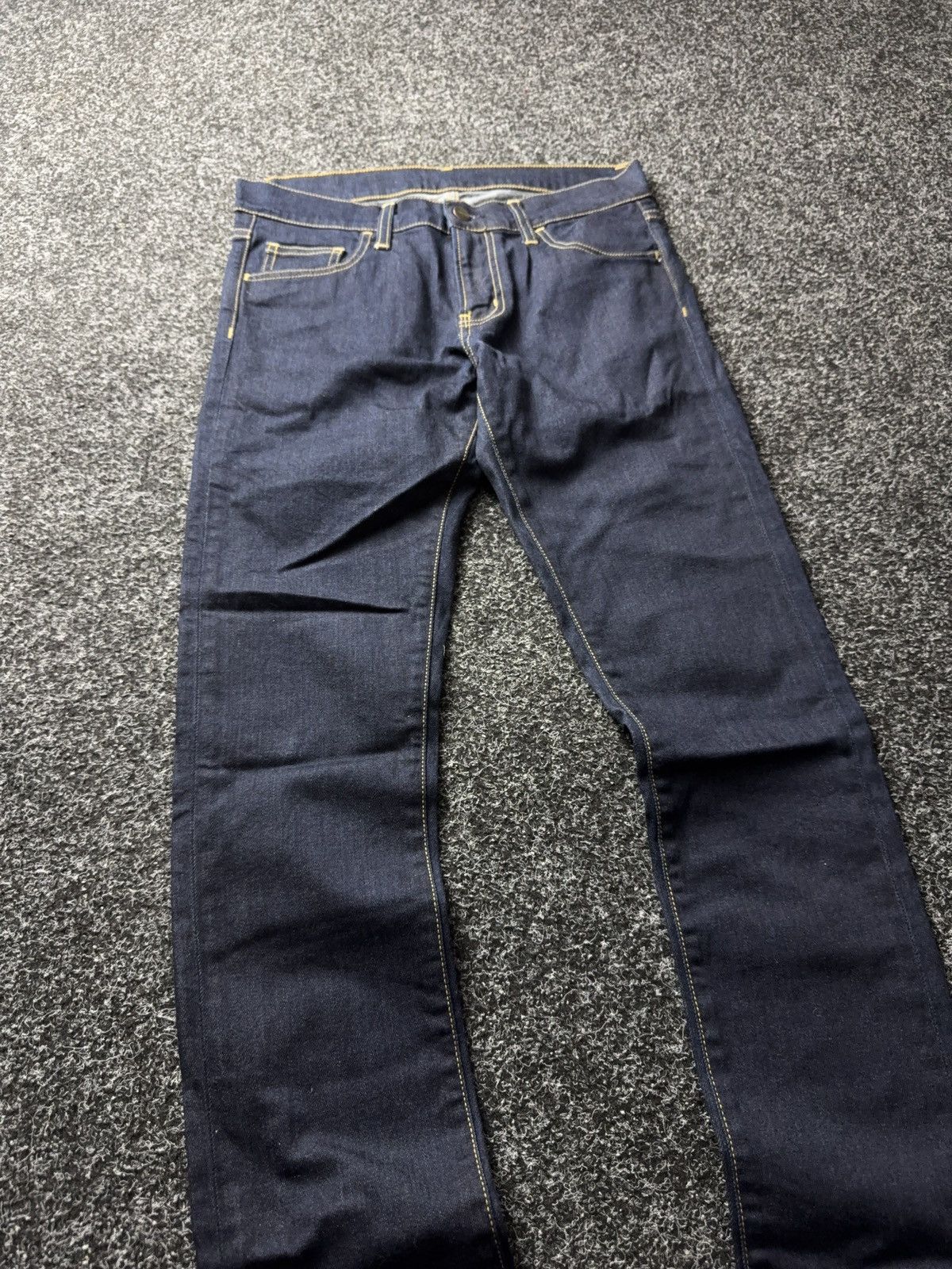 Carhartt 00s Carhartt Rebel Pant Raw Indigo Denim Workwear Jeans Size US 28 / EU 44 - 6 Thumbnail