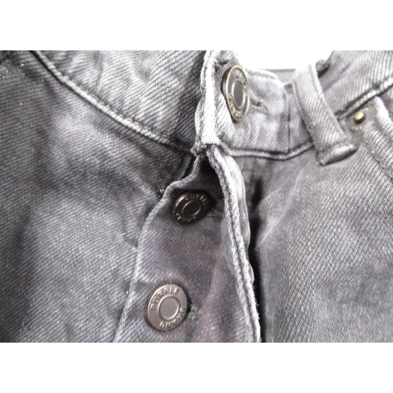 Denime Purple Brand Jeans Mens 34 Black P001 Slim Fit Low Rise Slim Leg Stretch Denim 5-Pocket Design Size US 34 / EU 50 - 7 Thumbnail