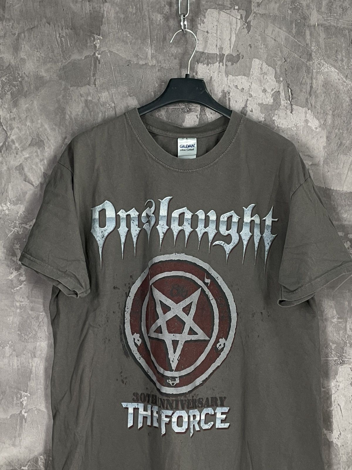 Band Tees × Vintage Vintage hardcore psychedelic rock band Onslaught Tee Size US L / EU 52-54 / 3 - 2 Thumbnail