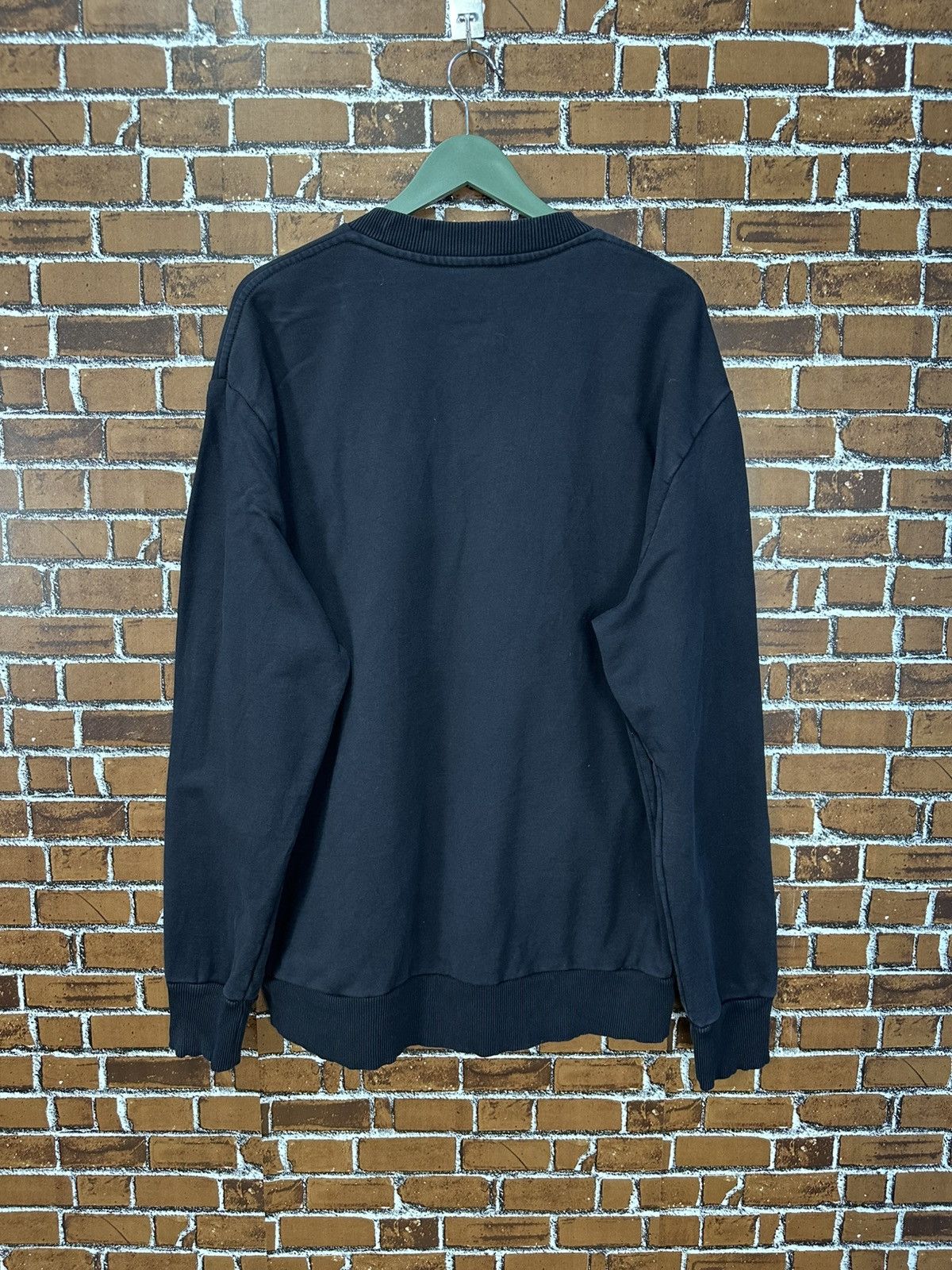 Diesel Crewneck Diesel Big Logo Black Sweatshirt Z334 Size US L / EU 52-54 / 3 - 4 Thumbnail