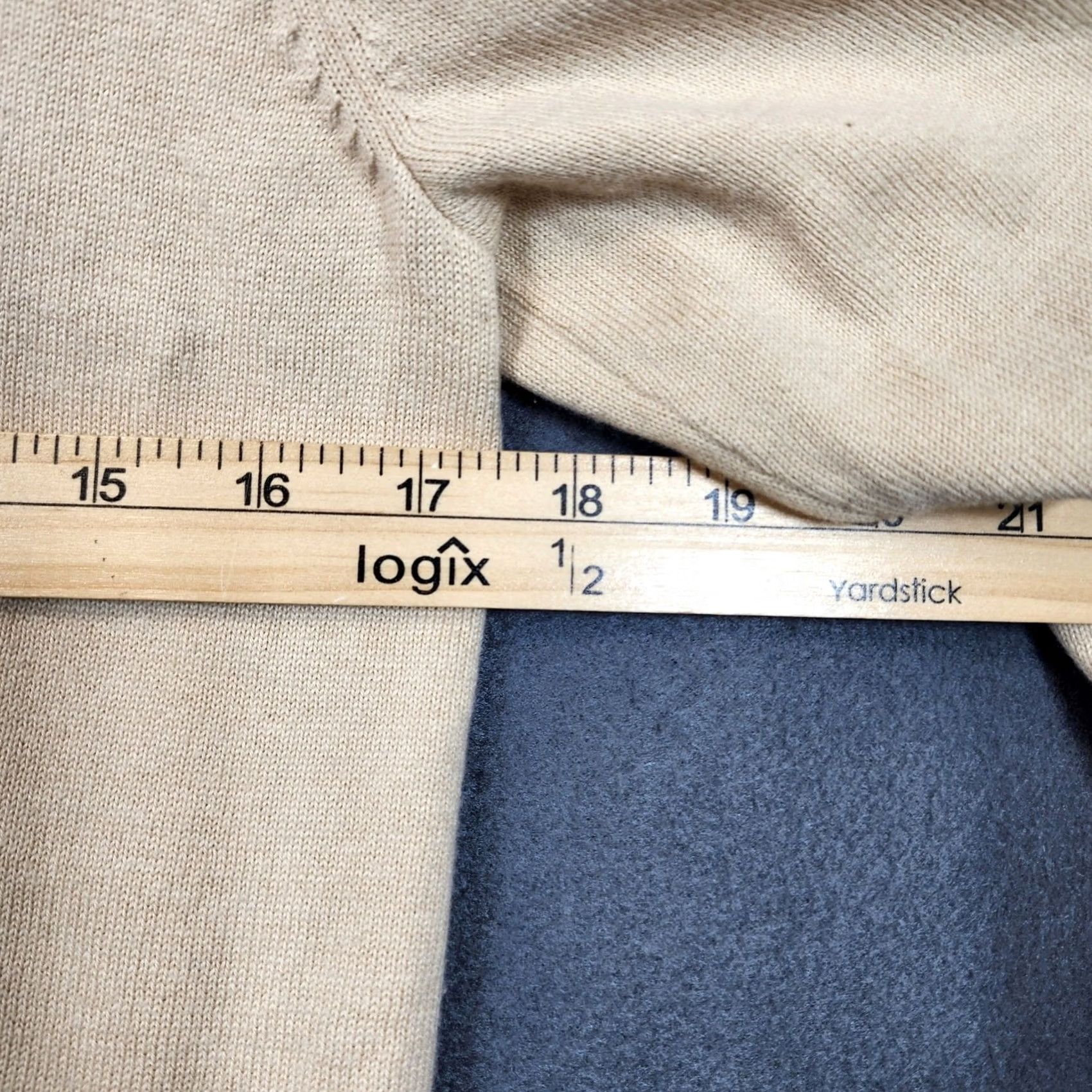 J.Crew J Crew Womens Sweater Medium Cream Cardigan Cashmere Blend Shawl Long Line Size M / US 6-8 / IT 42-44 - 4 Thumbnail