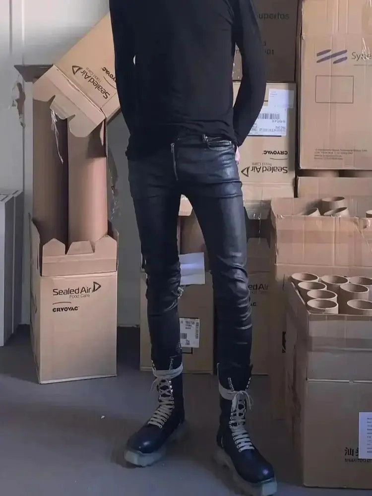 Rick Owens Rick Owens Drkshdw Waxed Denim-2507 Size US 30 / EU 46 - 4 Thumbnail