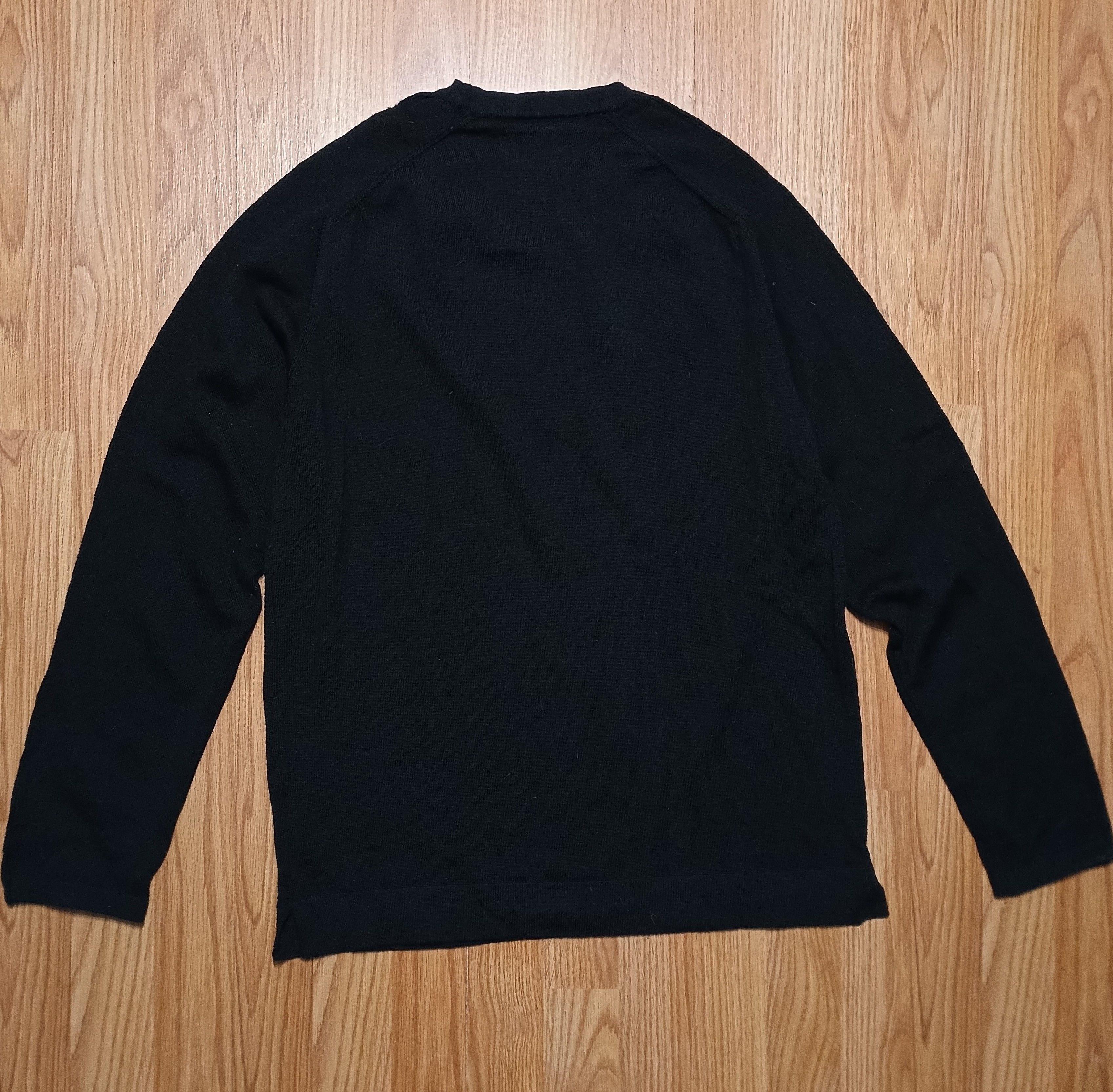 Versace Classic Black Mens Jumper Knit Light Sweater Size L