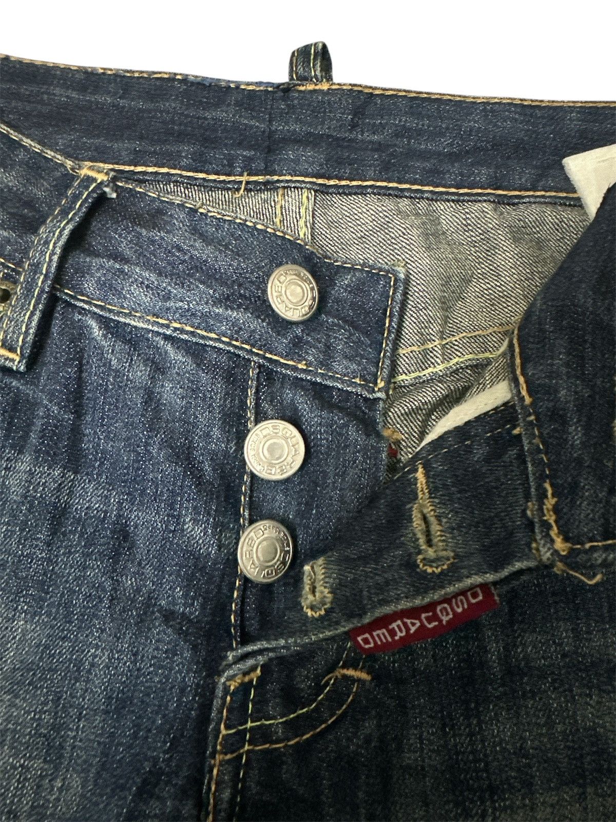 GOA 2000 Dsquared2 Distressed Y2K Goa Lgb Rick Owens Style Jeans Size US 28 / EU 44 - 7 Thumbnail