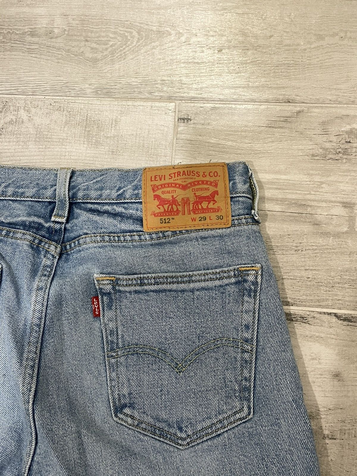 Levi's LEVIS 512 DENIM PANTS 29X30 Size US 29 - 3 Thumbnail