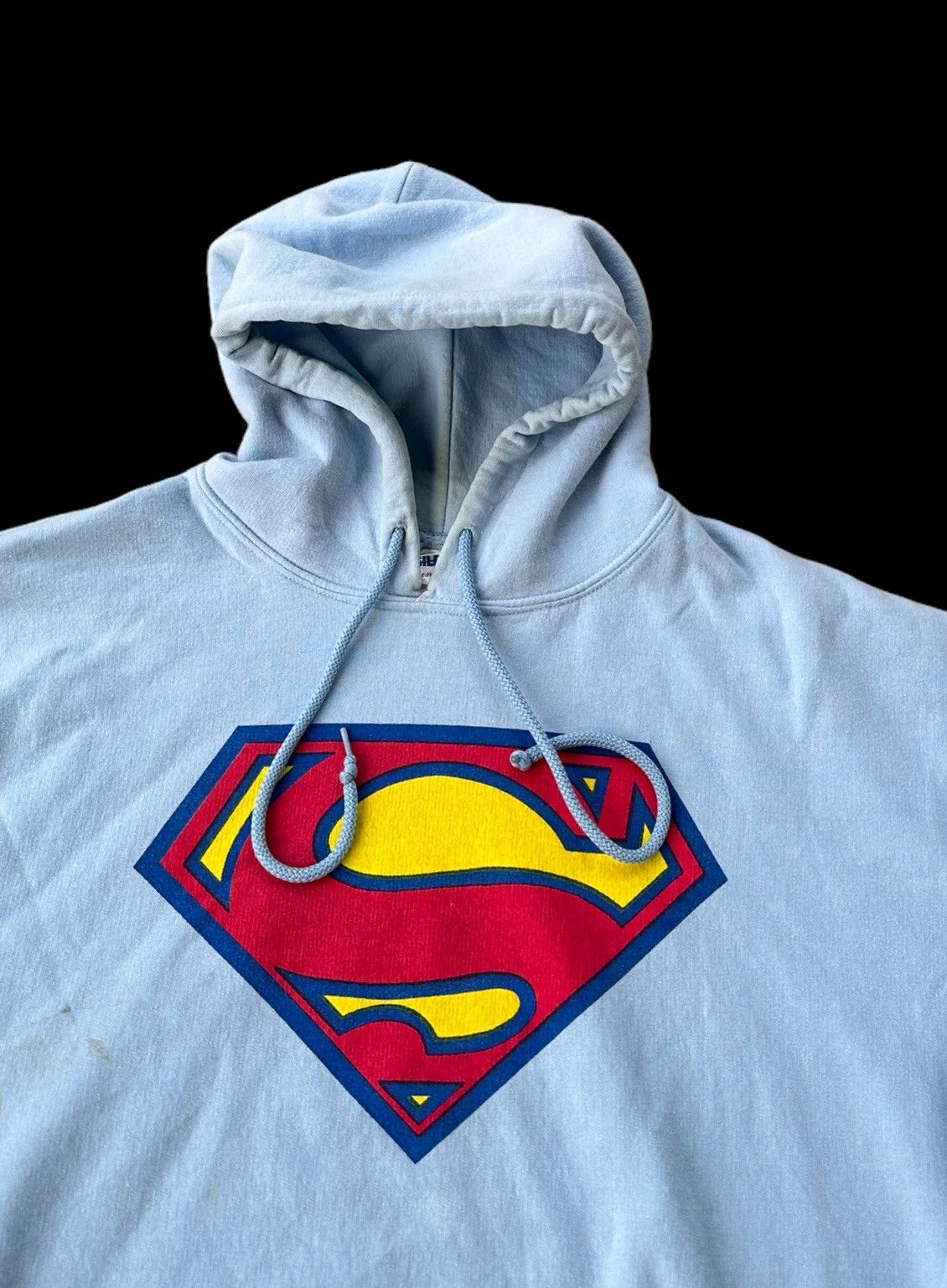 Gildan × Vintage Superman center logo pullover hoodies Size US M / EU 48-50 / 2 - 3 Thumbnail