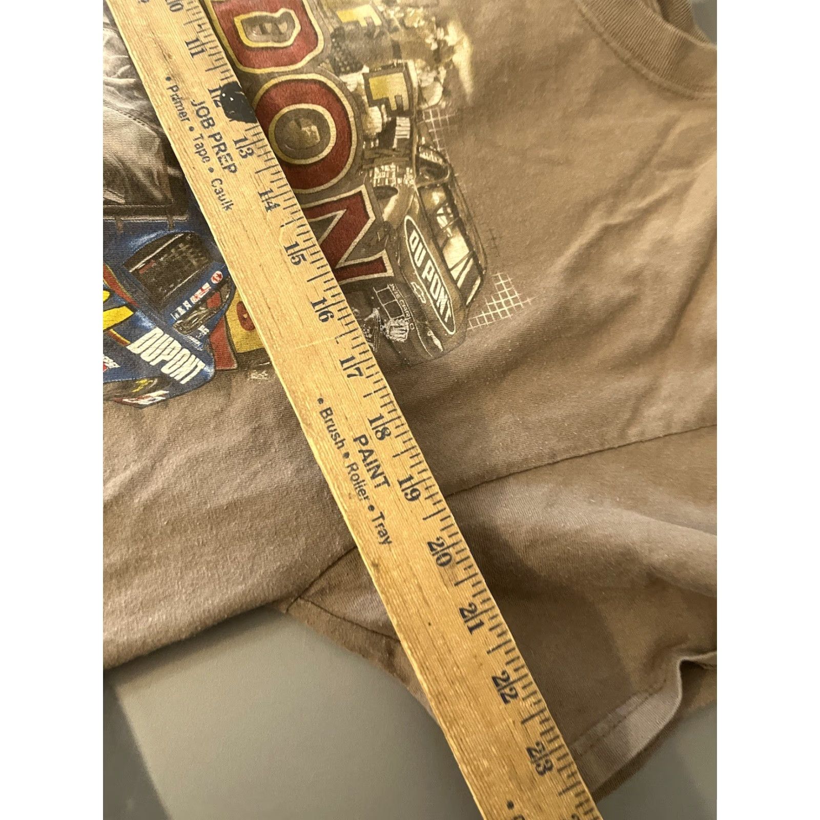 Vintage JEFF GORDON Chase T Shirt Short Sleeve Crew Neck 2000s Double Sided Brown Cotton Mens Large Car Classic NASCAR Size US L / EU 52-54 / 3 - 6 Thumbnail