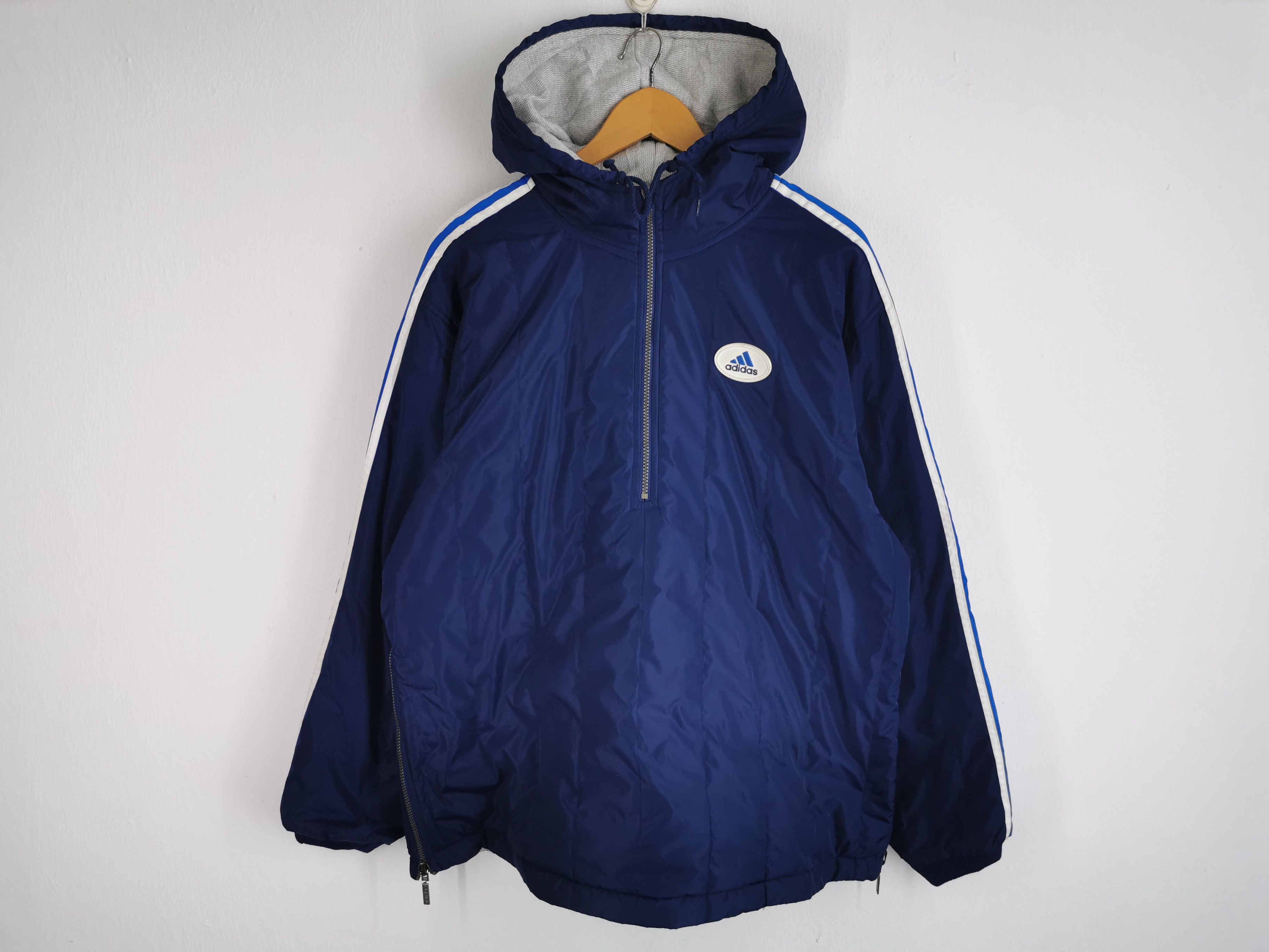 Adidas Vintage 90s Adidas Equipment Winter Riversible Windbreaker Size US L / EU 52-54 / 3 - 1 Thumbnail