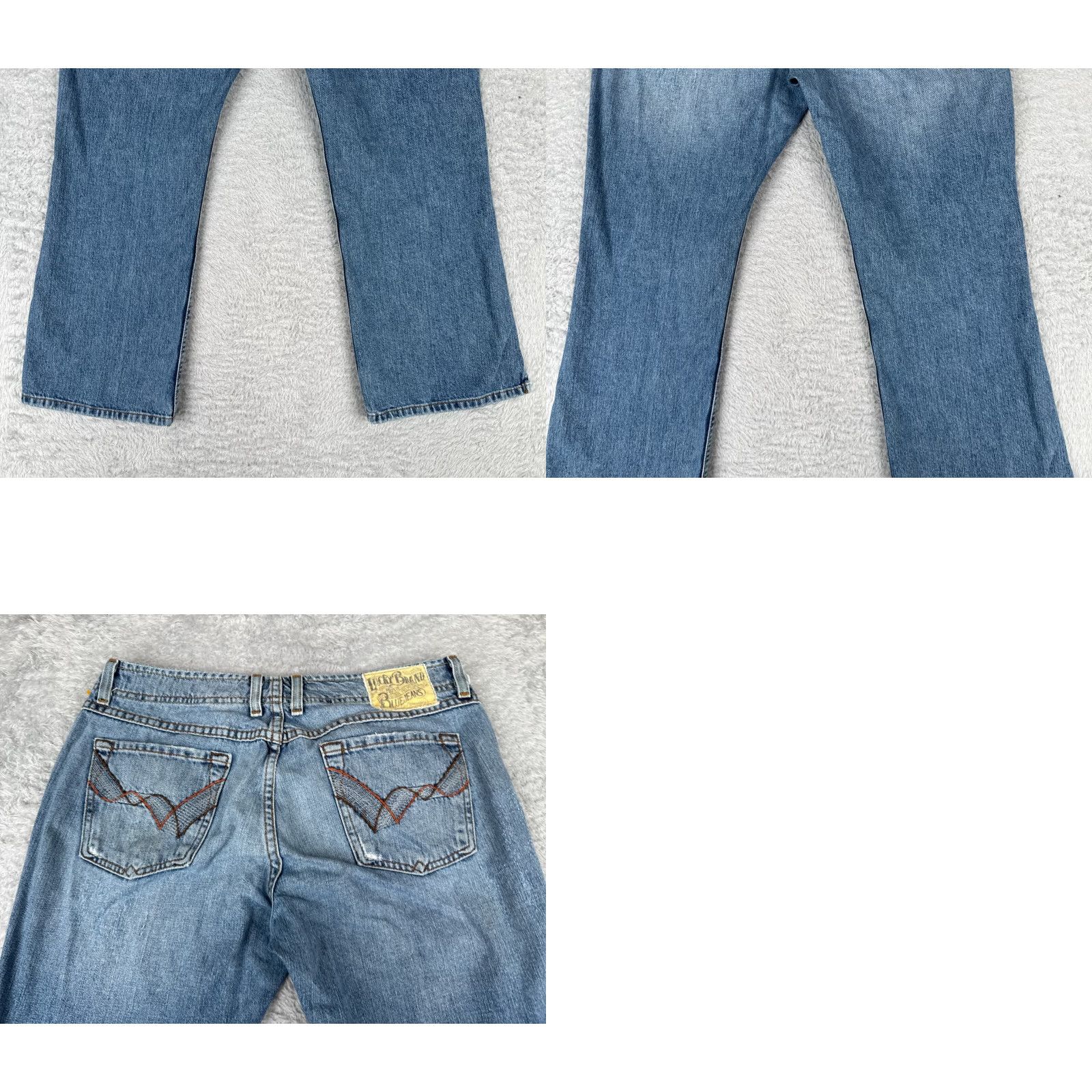 Lucky Brand VINTAGE Lucky Brand Jeans Women 8 Blue Denim Cropped 29x24 Casual Classic 5-Pocket Womens Size 30" / US 8 / IT 44 - 10 Thumbnail