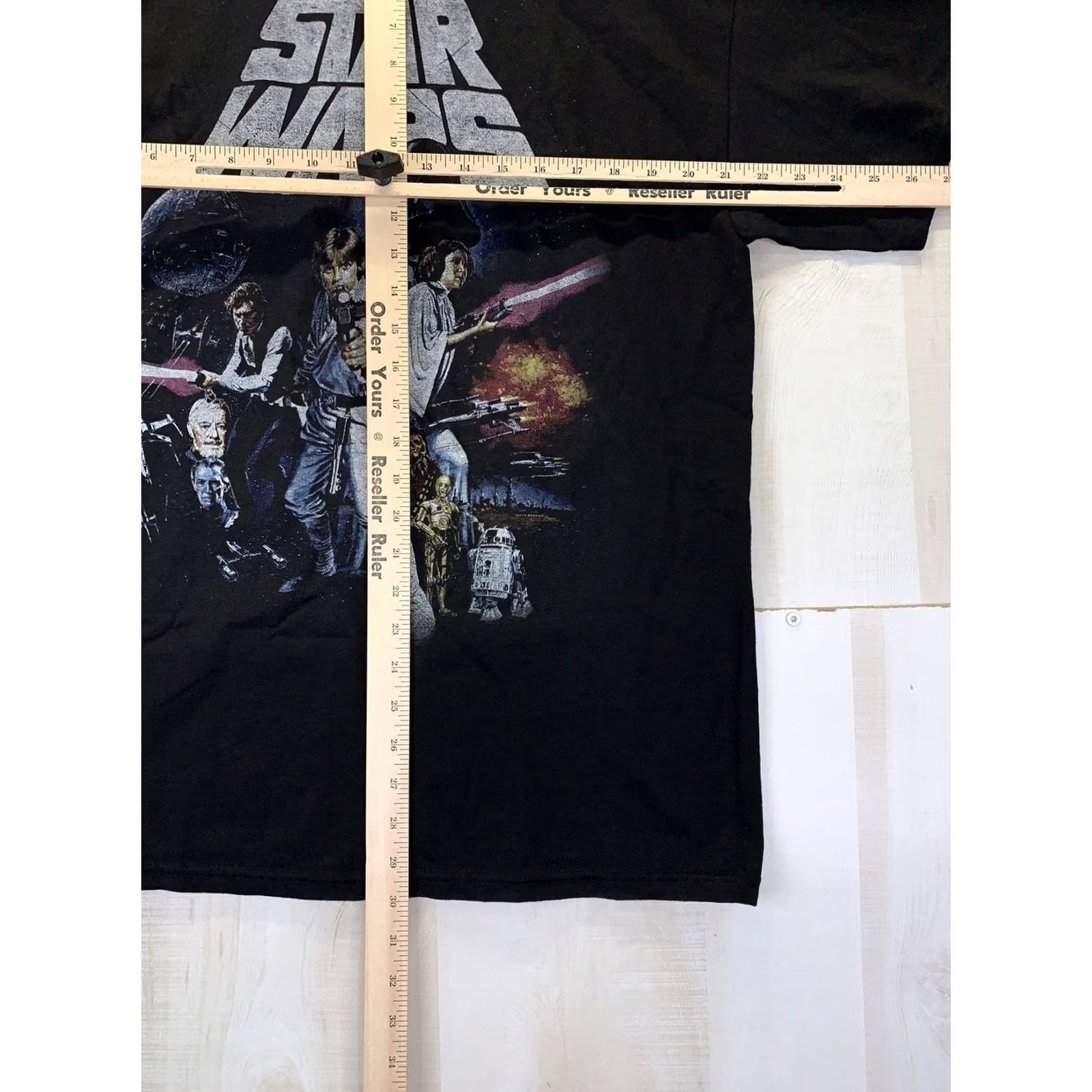 Star Wars Star Wars T-Shirt Mens Large Black Cotton Graphic Jedi NWOT-10043 Size US L / EU 52-54 / 3 - 5 Thumbnail