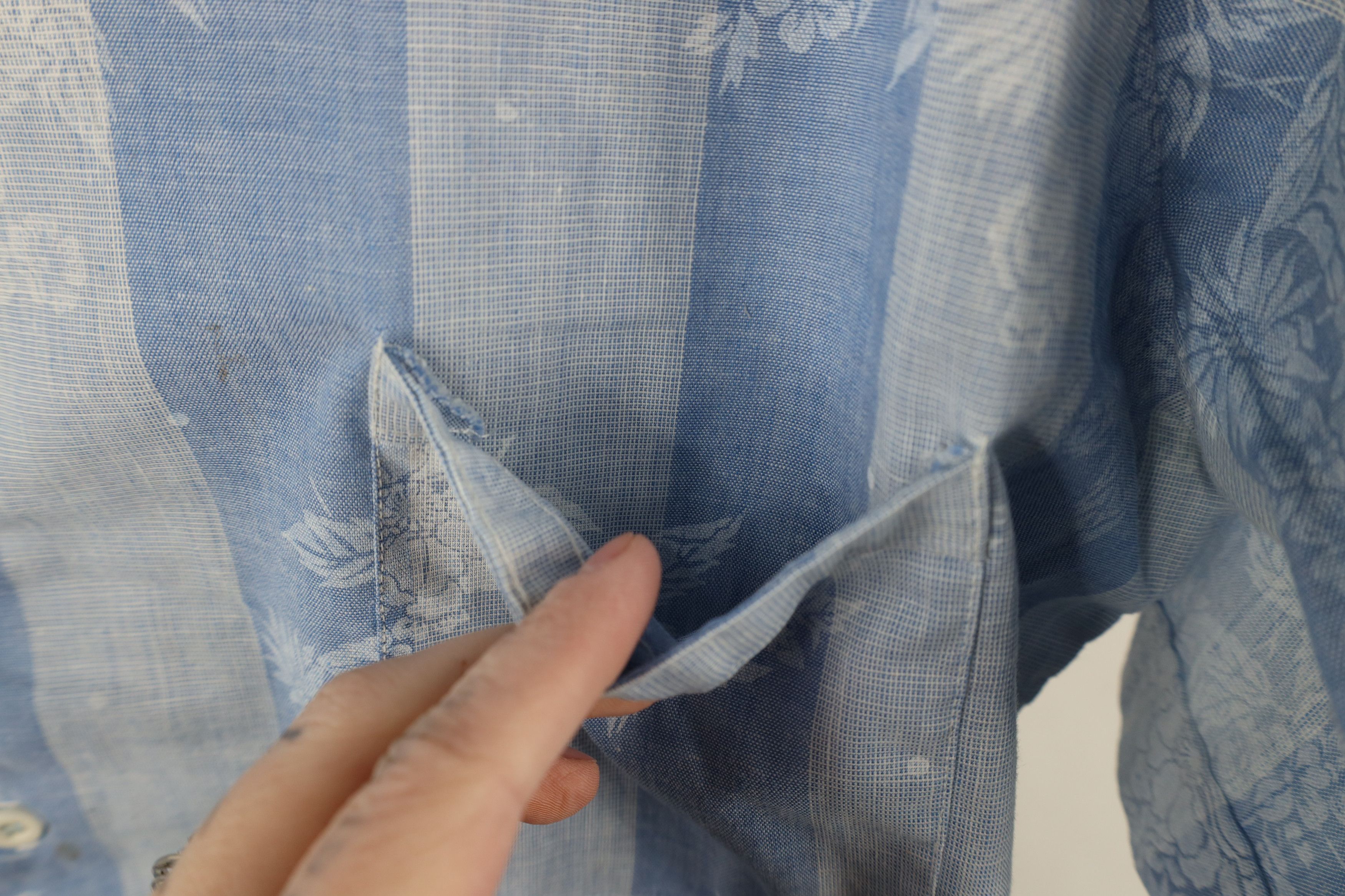 Vintage Vintage 70s Rockabilly Flower Camp Collar Button Shirt Size US XL / EU 56 / 4 - 4 Thumbnail