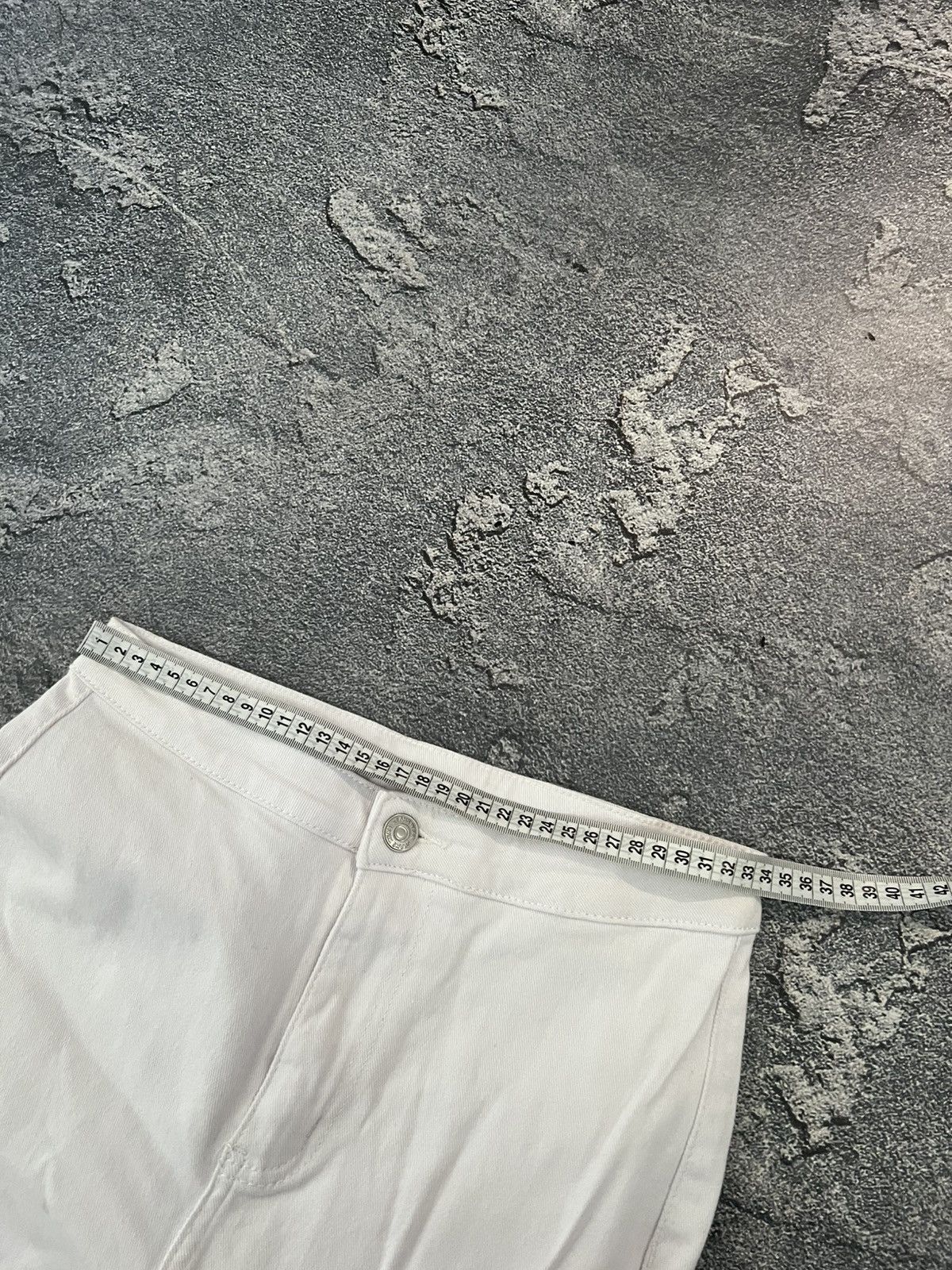 Japanese Brand Distressed White Glamour Flare Jean / Hysteric Glamour Style Size US 28 / EU 44 - 9 Thumbnail