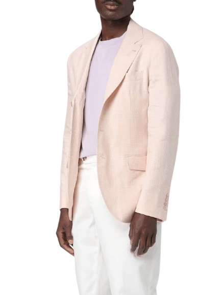 Brunello Cucinelli o1y0526 Single-breasted Blazer in Blush Size US L / EU 52-54 / 3 - 3 Thumbnail