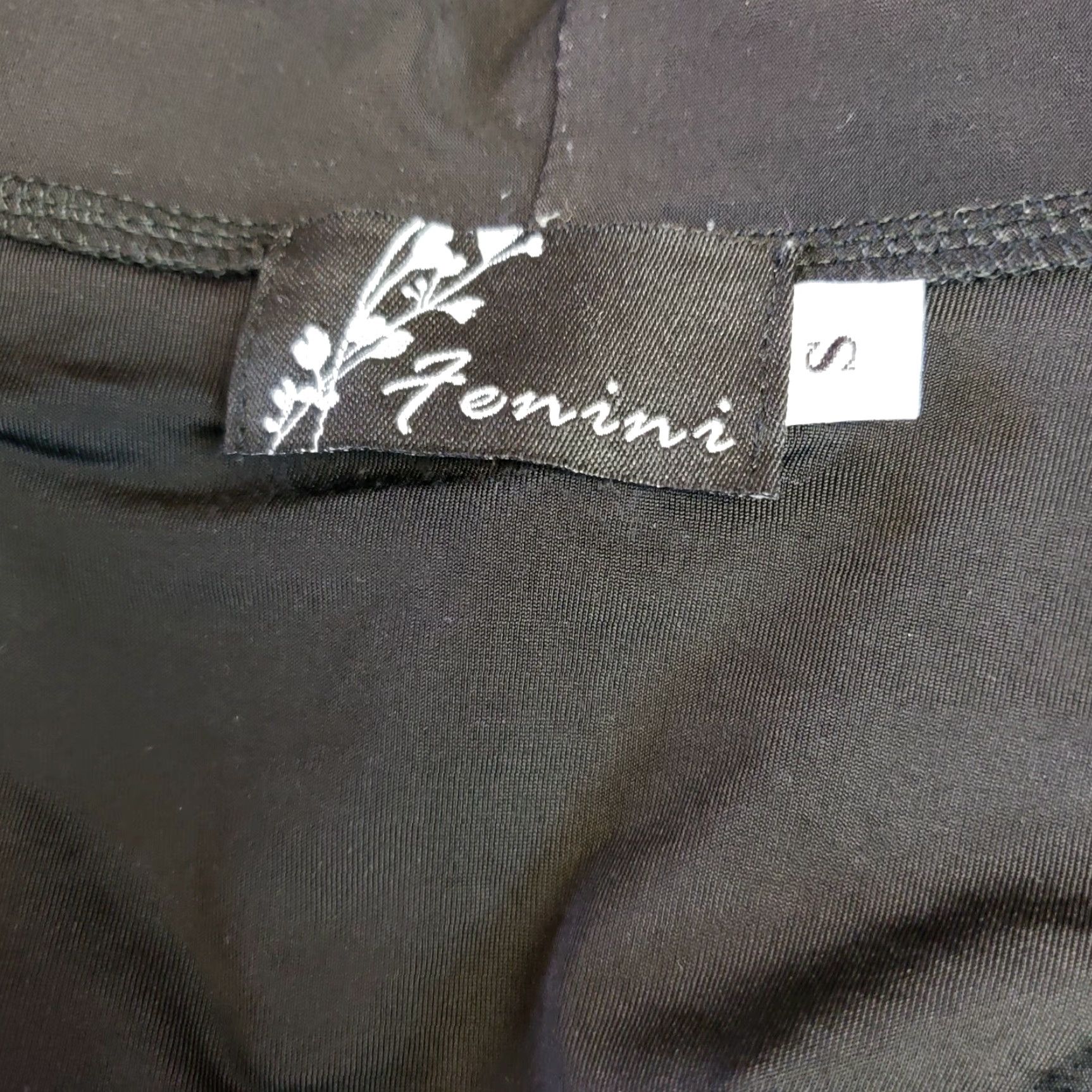 Vintage Fenini Womens Dress Sz Small Solid Black Long Sleeve Button Front V-Neck Size S / US 4 / IT 40 - 5 Thumbnail