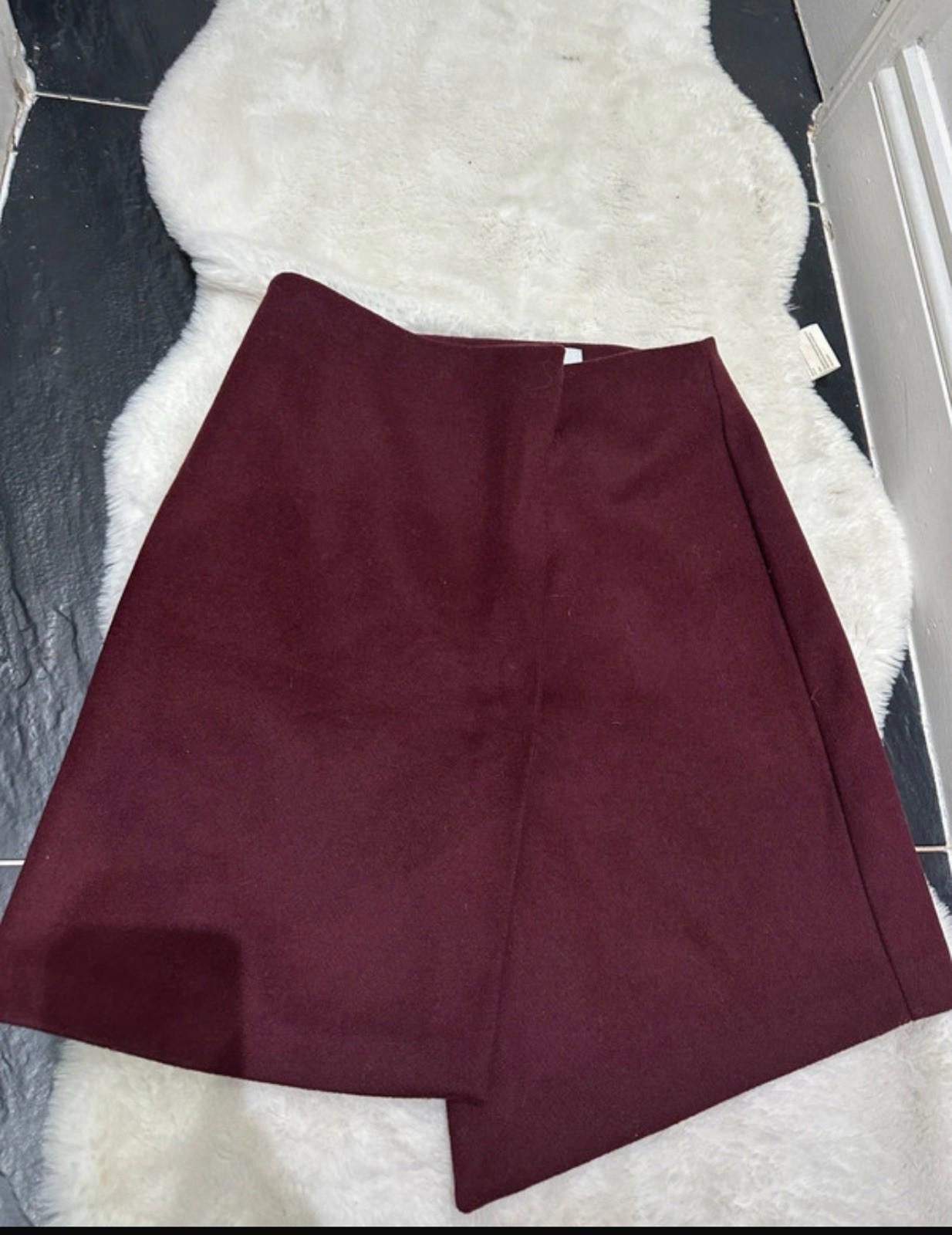 MSGM MSGM Short Knee Length Burgundy Skirt Size 32" / US 10 / IT 46 - 2 Thumbnail