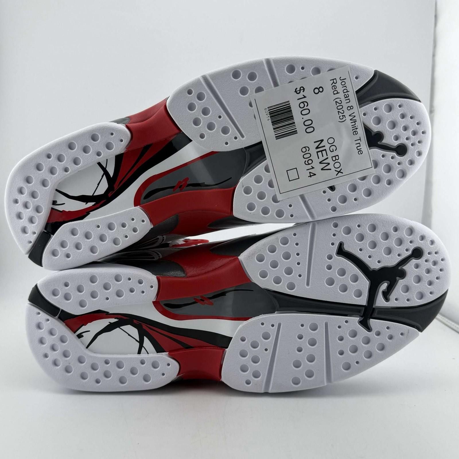 Jordan Brand Jordan 8 White True Red OG Box New Size US 8 / EU 41 - 6 Thumbnail