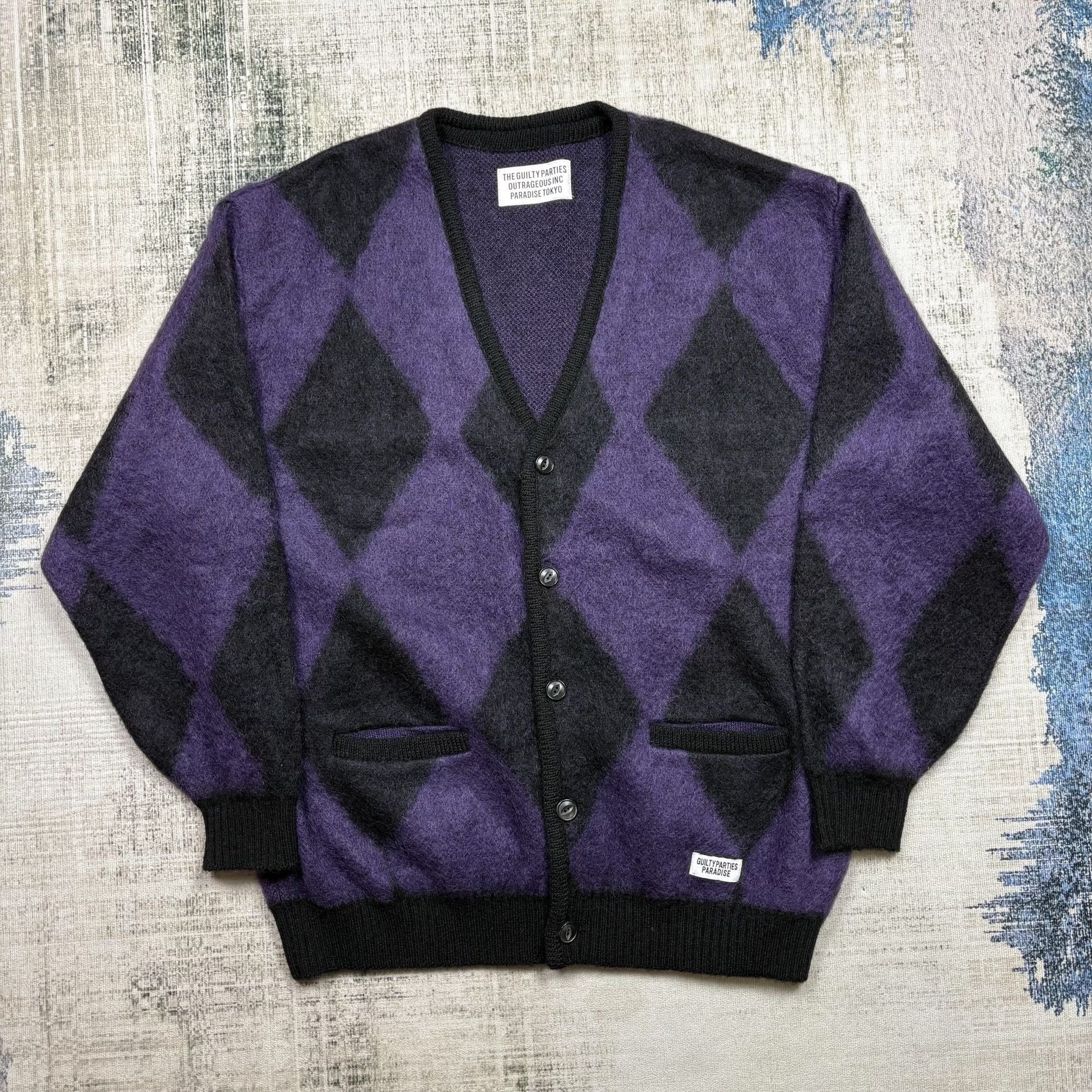 Wacko Maria WACKO MARIA Mohair Cardigan Size US XL / EU 56 / 4 - 1 Thumbnail