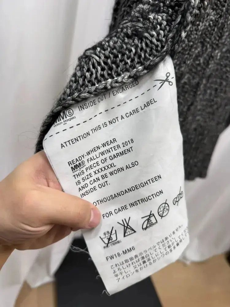 Maison Margiela 6XL Maison Margiela MM6 Leather Patch Knitwear Sweater-2505 Size US XL / EU 56 / 4 - 7 Thumbnail