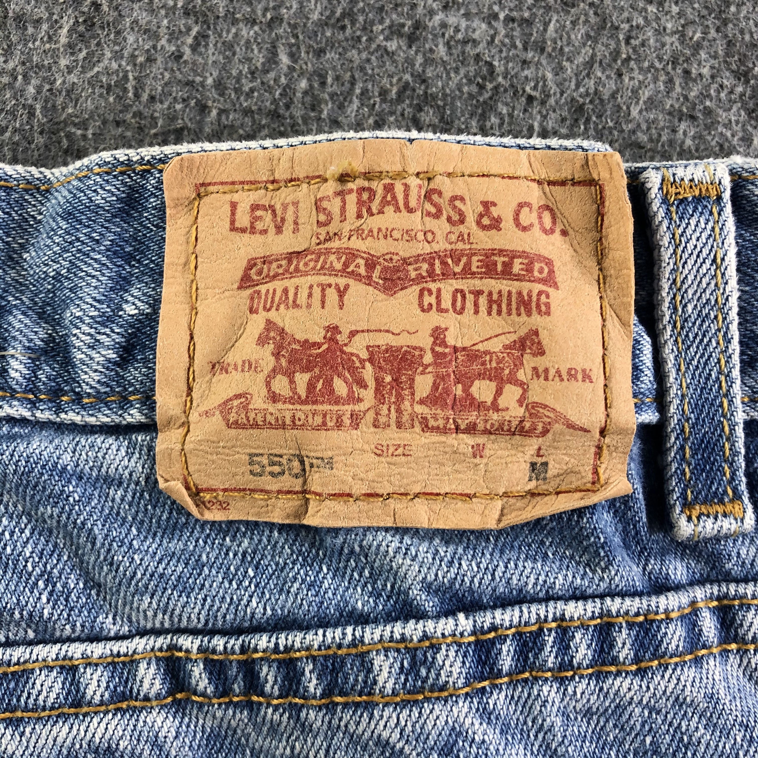 Levi's Vintage Blue Wash Levis 550 Jeans-J4157 Size US 31 - 5 Thumbnail