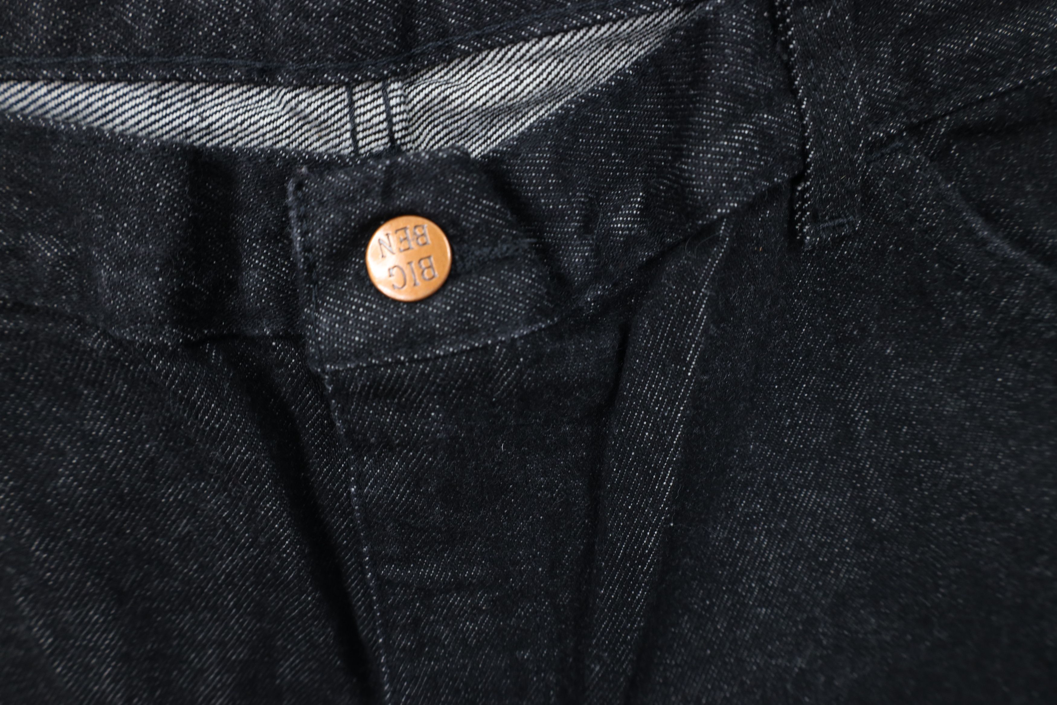 Vintage Vintage 90s Streetwear Wide Leg Denim Jeans Black Cotton Size US 38 / EU 54 - 5 Thumbnail