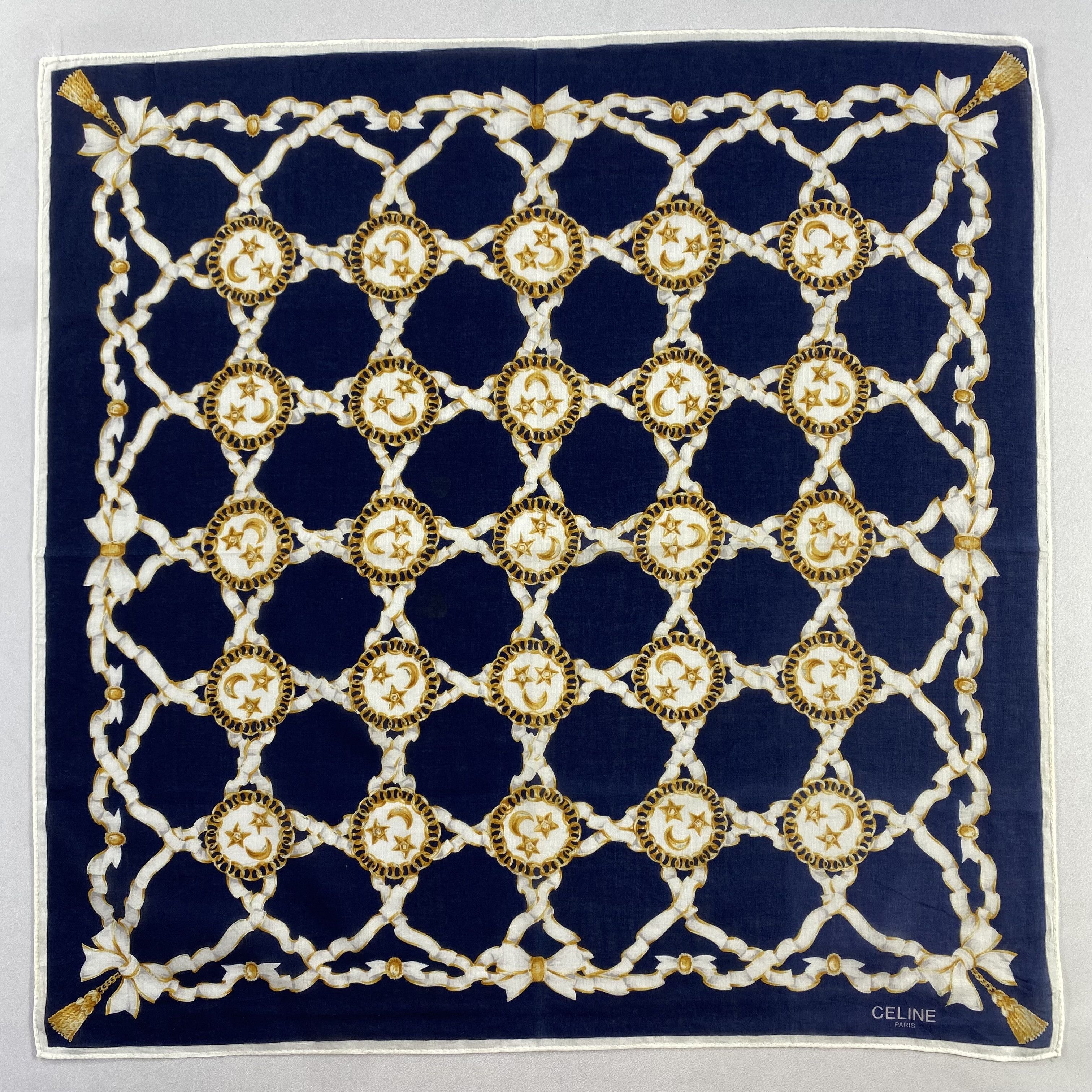 Celine × Vintage Celine Neckerchief / Bandana / Handkerchief-P620 Size ONE SIZE - 1 Thumbnail