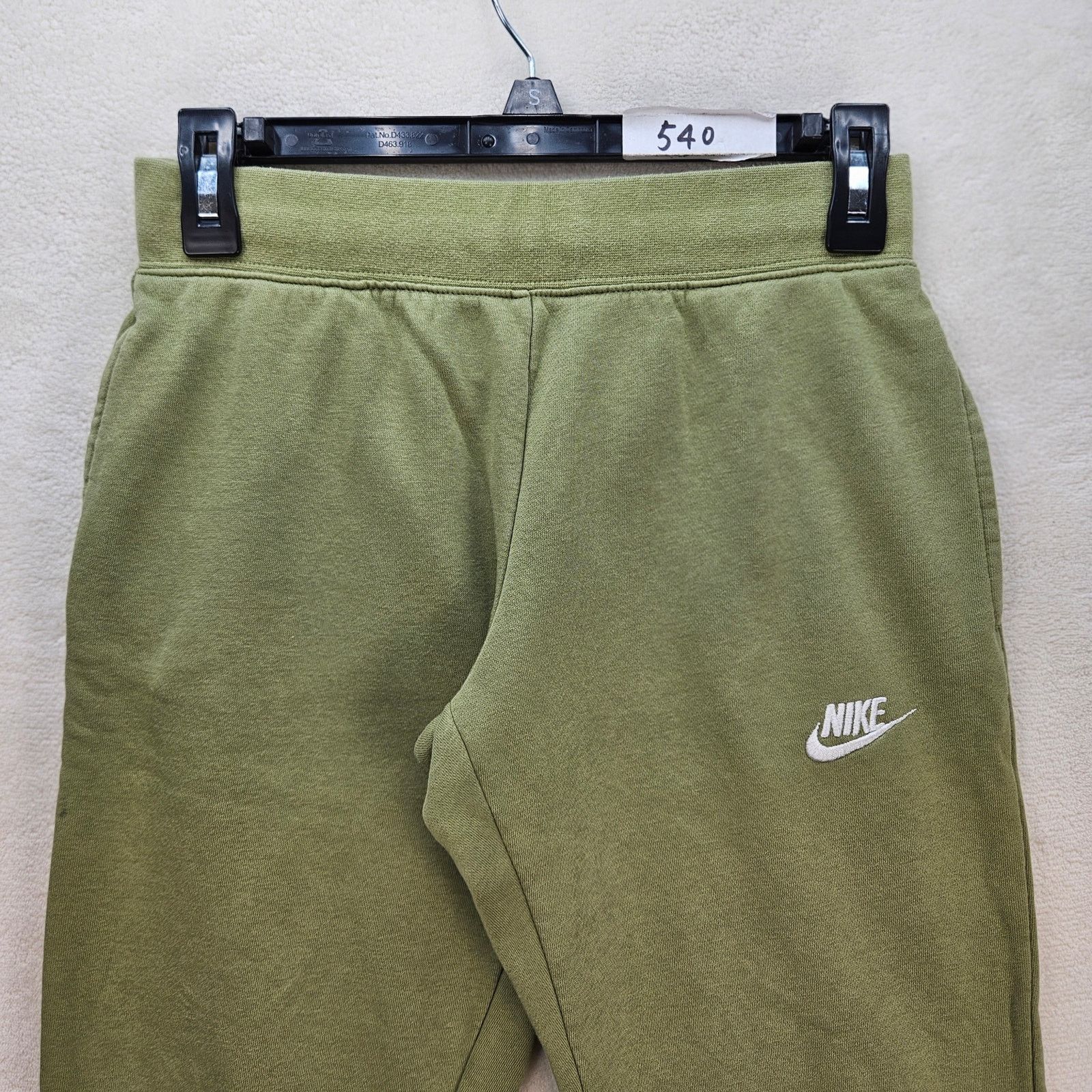 Nike NIKE GIRLS MEDIUM OLIVE GREEN JOGGER PANTS FLEECE Size 26" / US 2 / IT 38 - 2 Thumbnail
