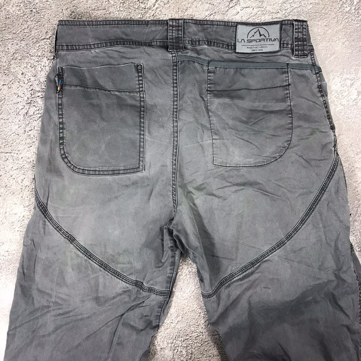Vintage Vintage Y2K Baggy Parachute Pants Grunge Techwear Logo 34 Size 34" / US 12 / IT 48 - 6 Thumbnail