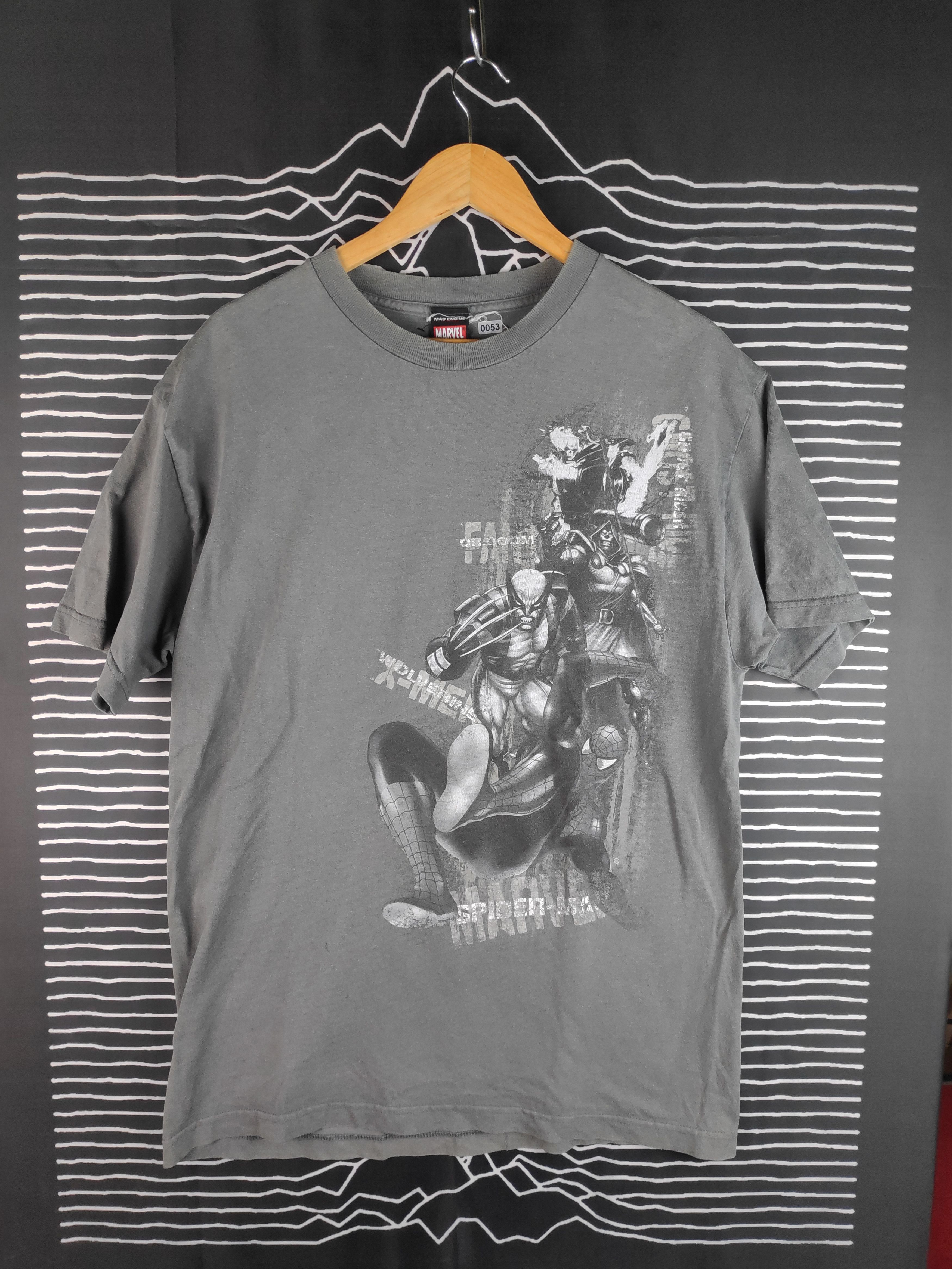 Mad Engine VTG Mad Engine Marvel Wolverine Spiderman Dr Doom Tee Size US L / EU 52-54 / 3 - 1 Thumbnail