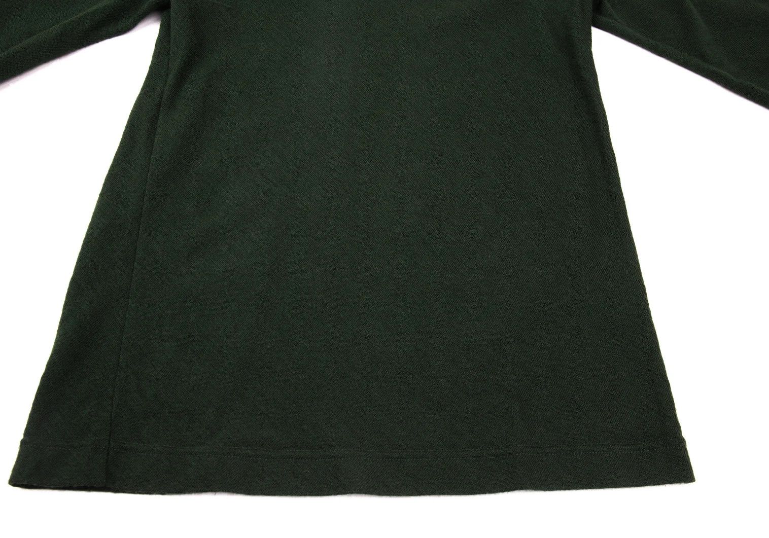 Comme des Garcons Homme Plus Wool Basic Knit Sweater in Deep Green, Size M Size US M / EU 48-50 / 2 - 6 Thumbnail