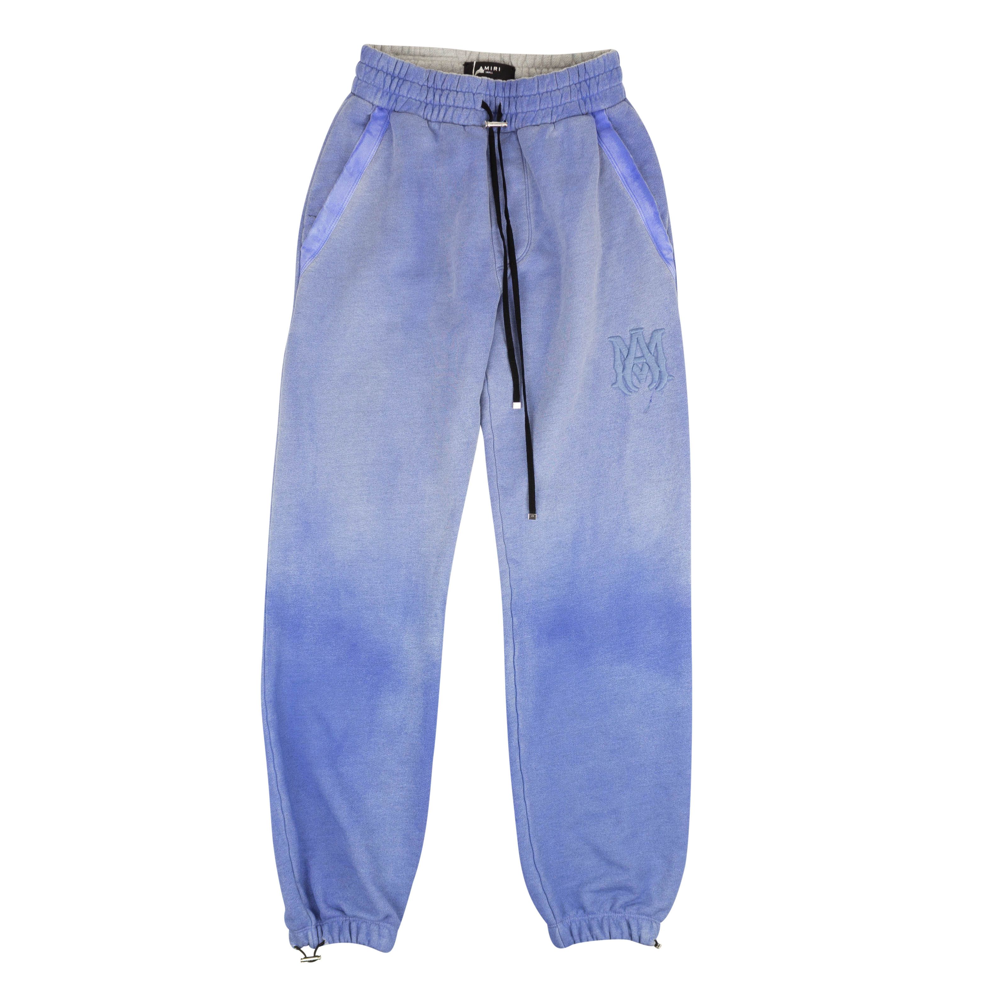 image of Amiri Tonal Ma Sweatpant Blue Jogger Sweatpants Size S, Men's