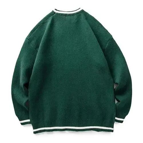 Other "SONICS" Print Letter Knitted Green Sweater Size US M / EU 48-50 / 2 - 2 Thumbnail