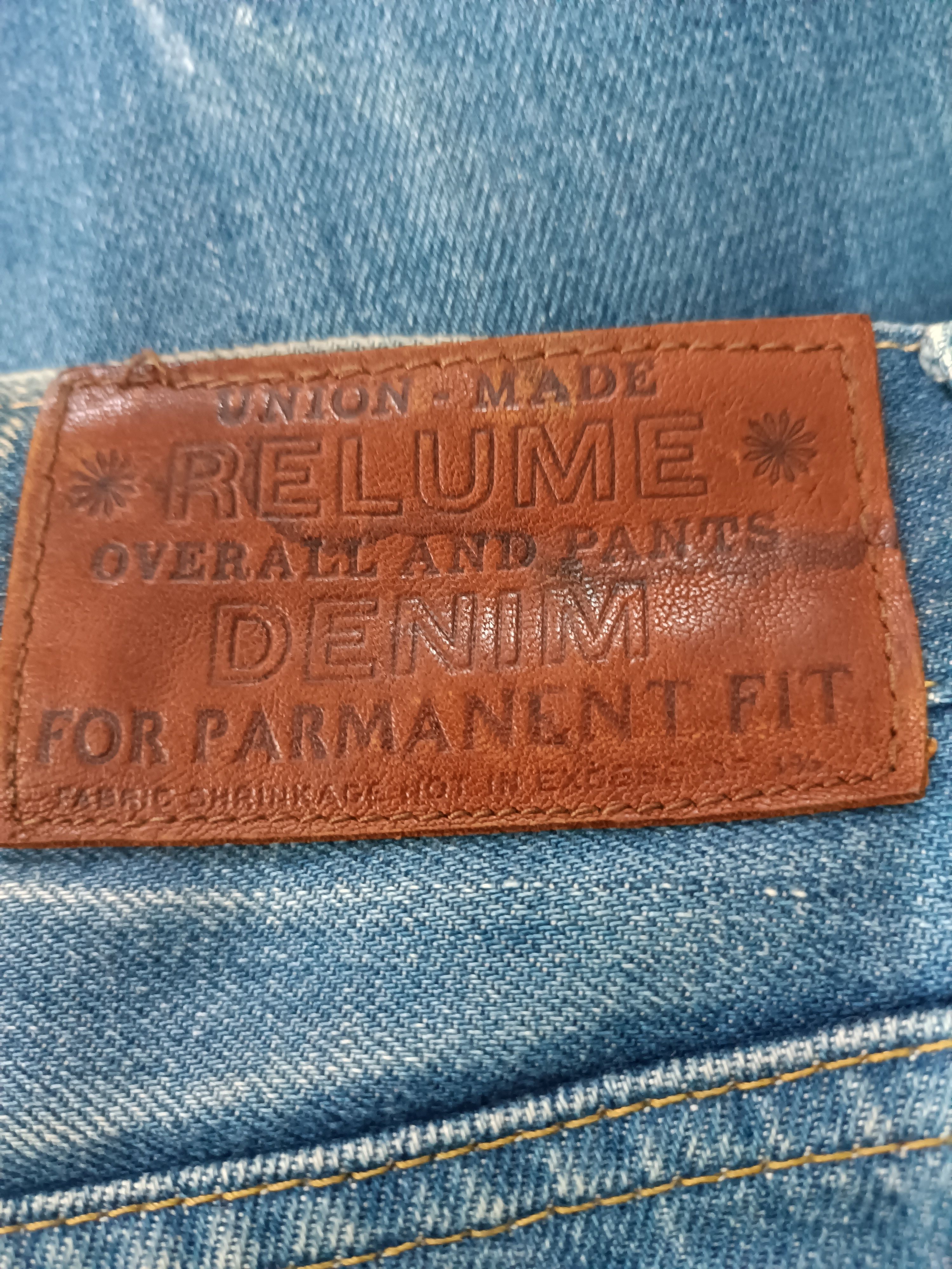 Japanese Brand × Vintage VINTAGE Relume Selvedge Whiskers Faded Denim E243i Size US 32 / EU 48 - 12 Thumbnail