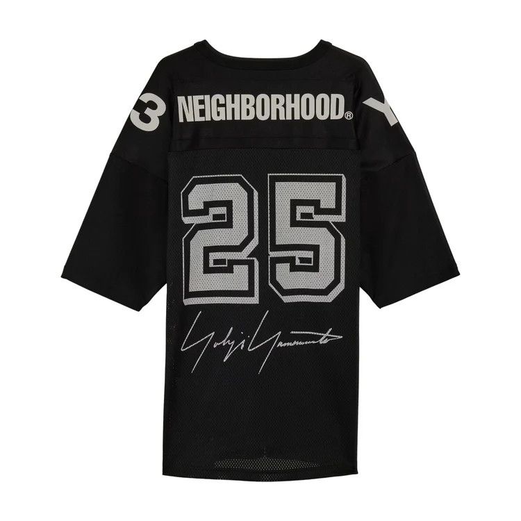 Adidas × Y-3 o1mle0526 Football Jersey Short Sleeve T-Shirt in Black Size US M / EU 48-50 / 2 - 2 Thumbnail