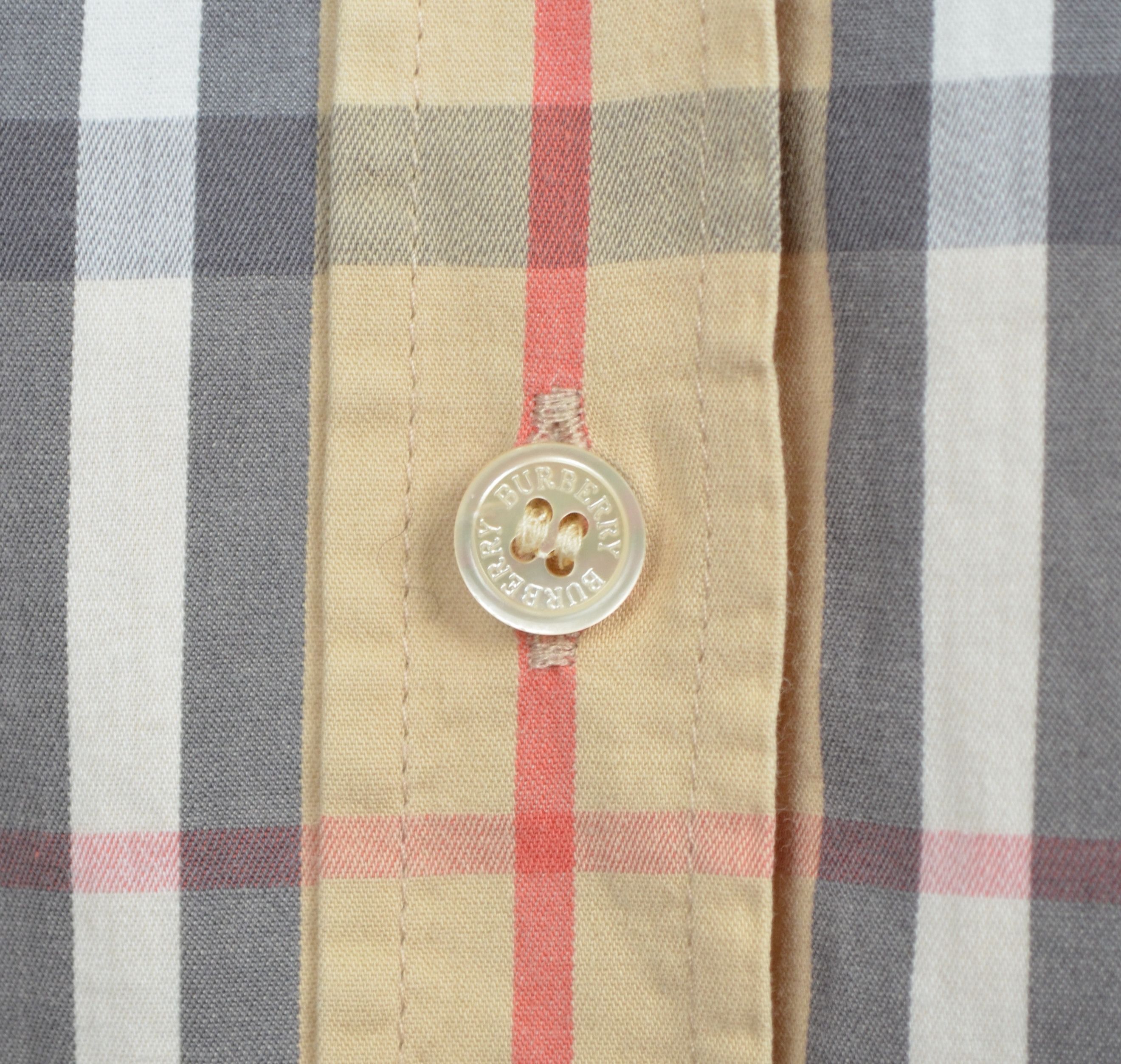 Burberry × Designer Womens Burberry London Nova Check Short Sleeve Shirt Luxury Size M / US 6-8 / IT 42-44 - 5 Thumbnail